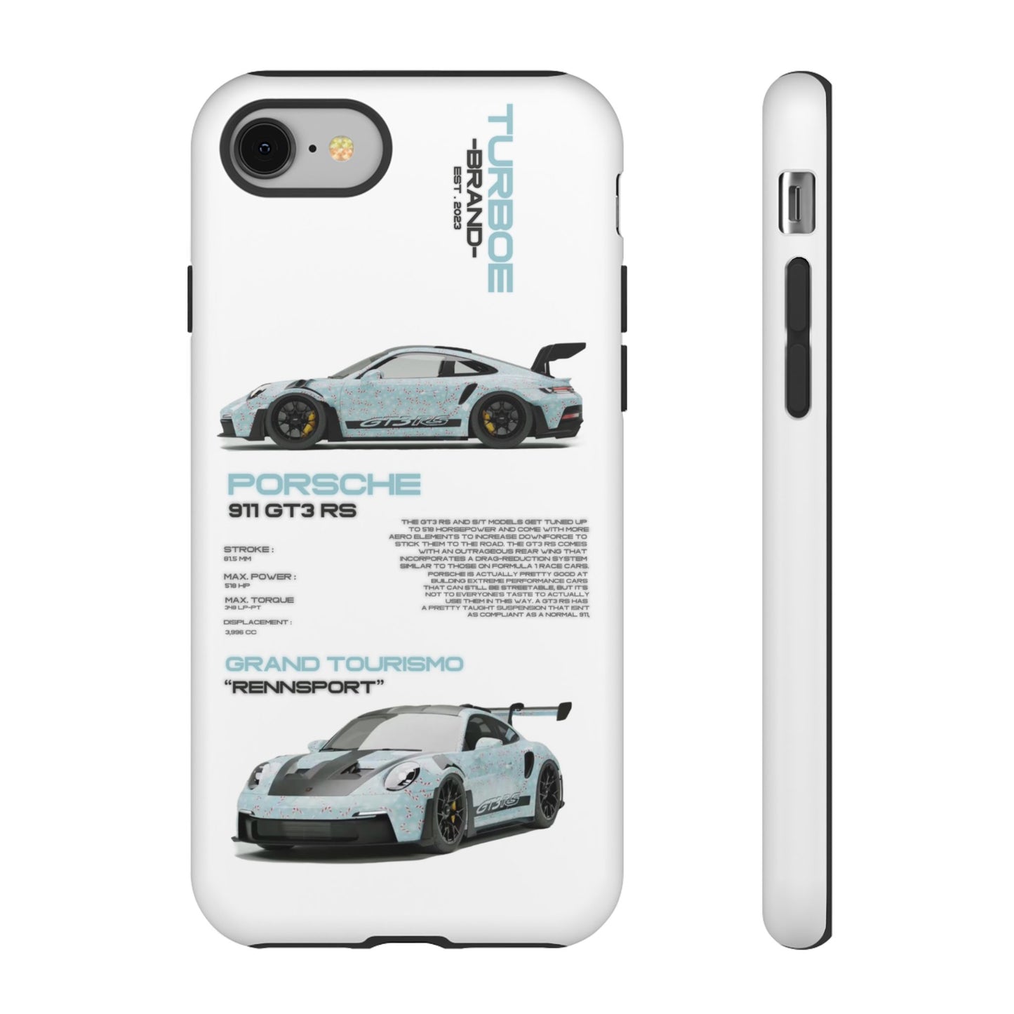 TURBOE PORSCHE GT3 RS PHONE CASES