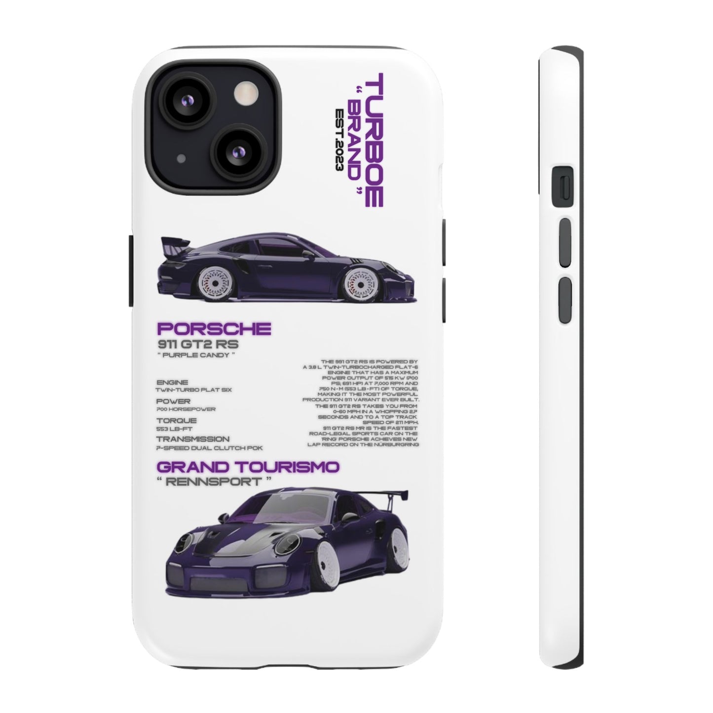 TURBOE PORSCHE GT2 RS PHONE CASES