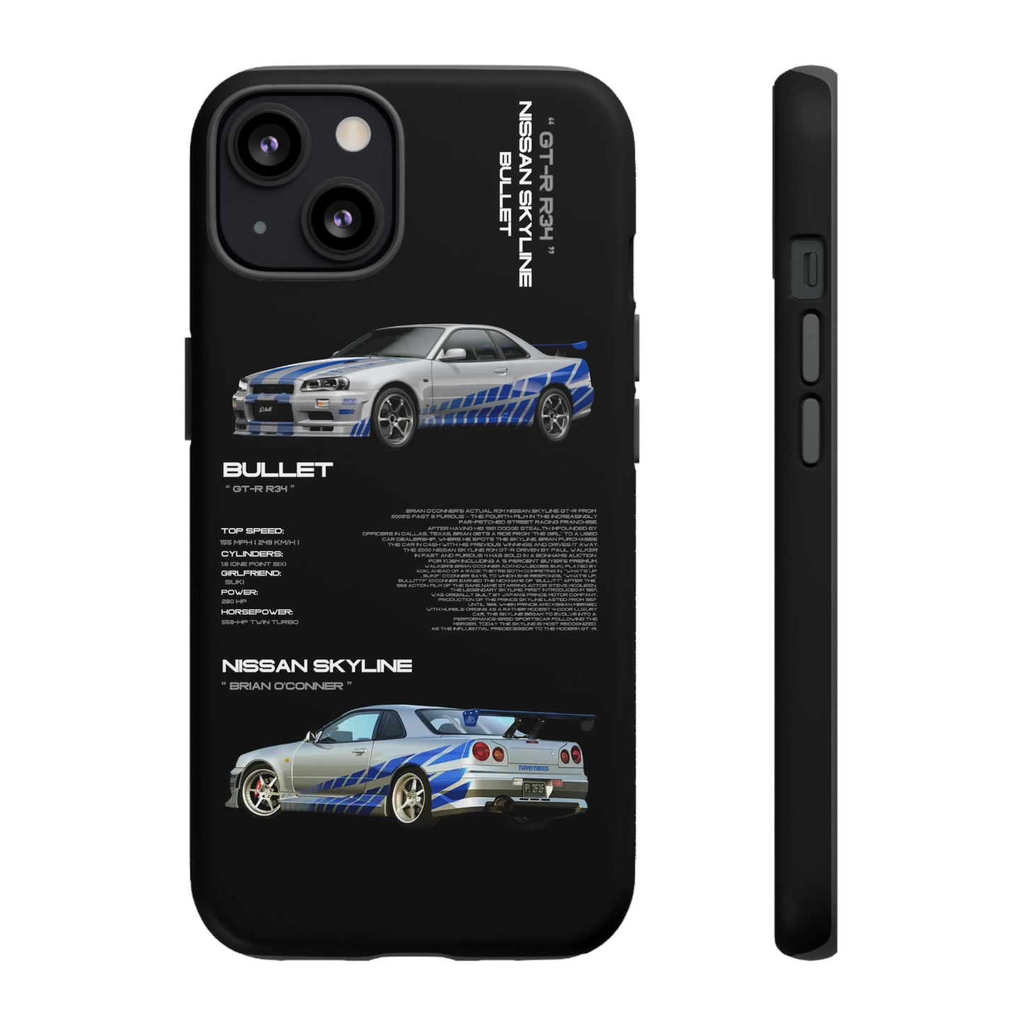 TURBOE BULLIT NISSAN GTR R34 PHONE CASES