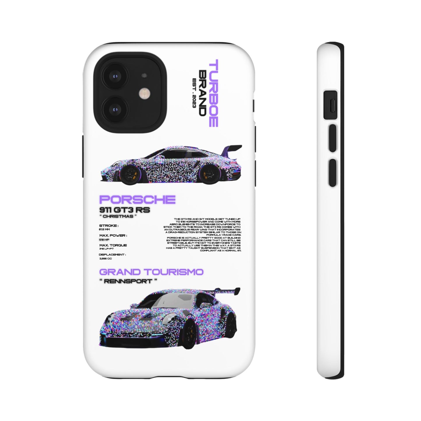 CHRISTMAS PORSCHE GT3 RS PHONE CASES