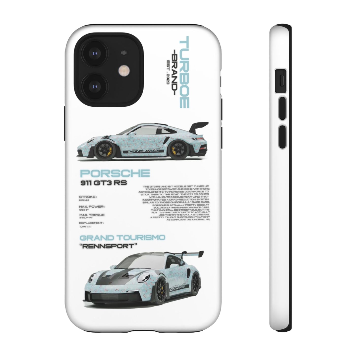 TURBOE PORSCHE GT3 RS PHONE CASES