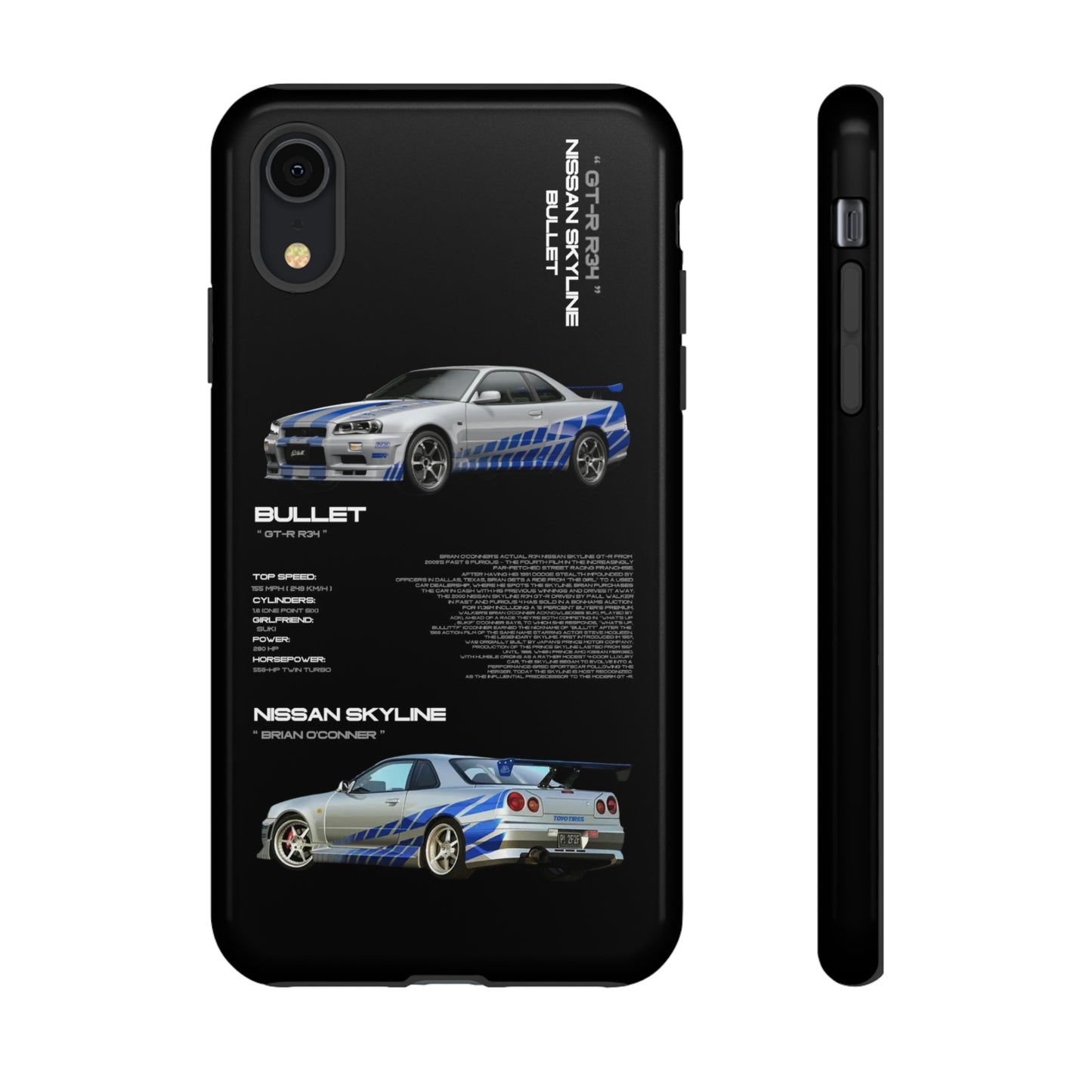 TURBOE BULLIT NISSAN GTR R34 PHONE CASES