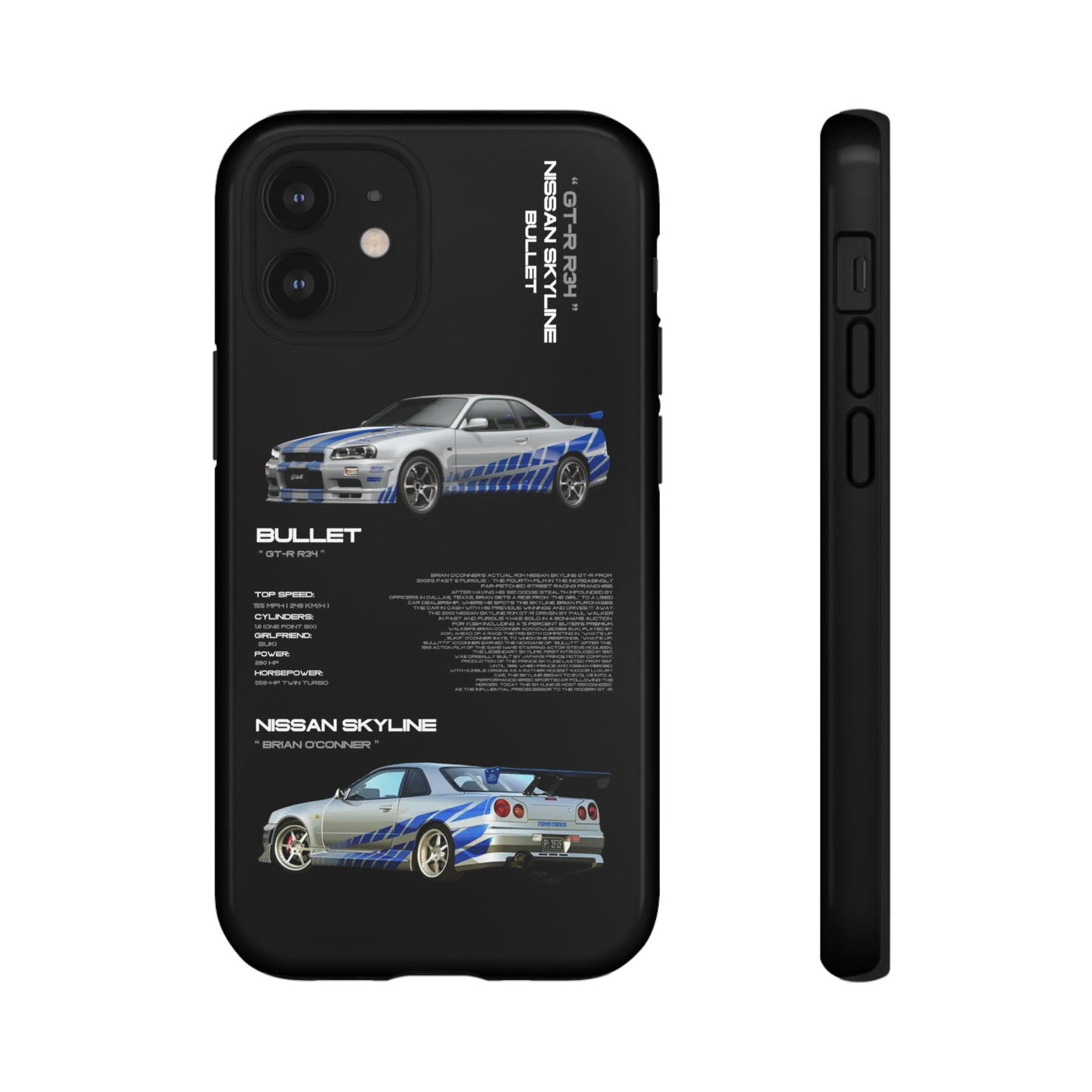 TURBOE BULLIT NISSAN GTR R34 PHONE CASES