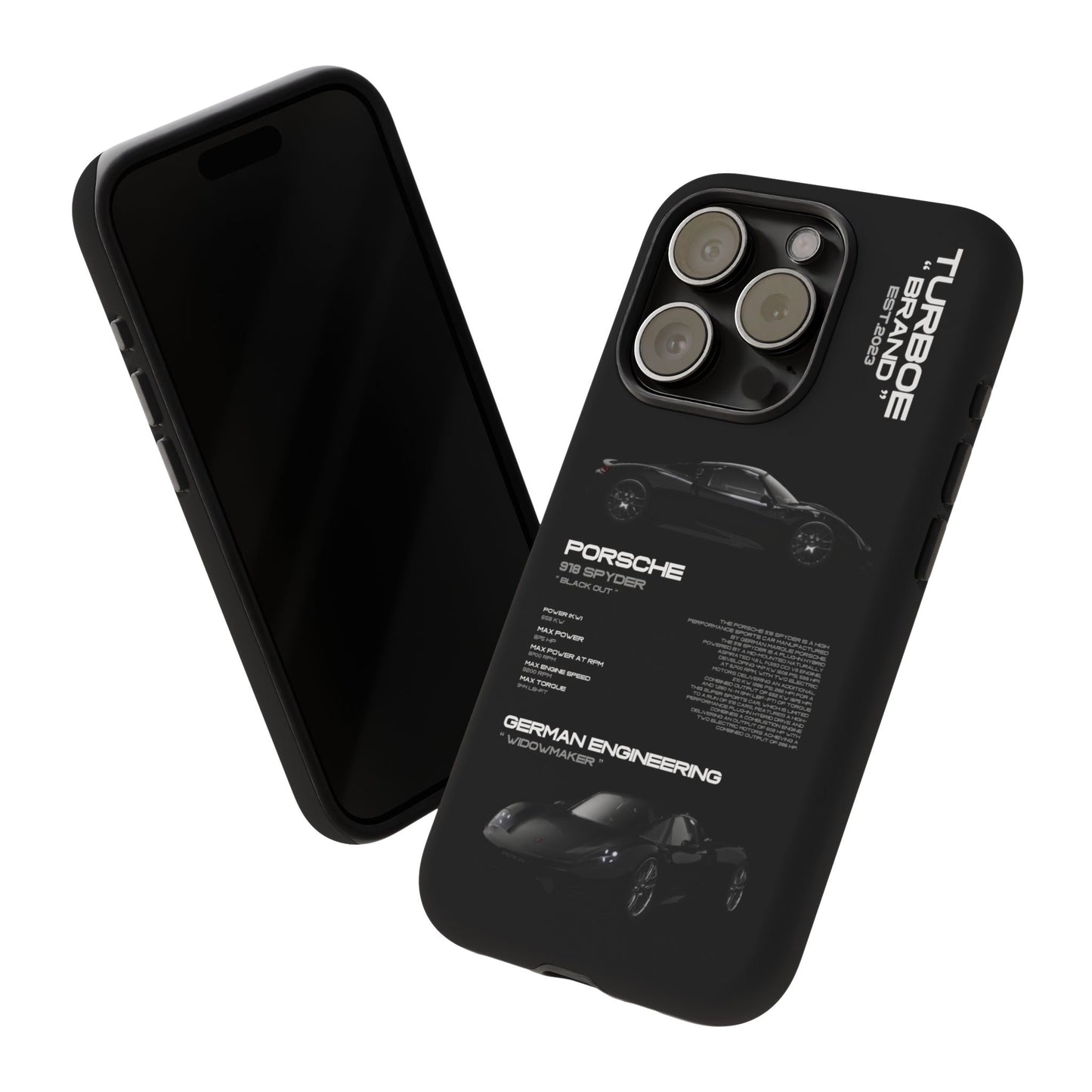 TURBOE PORSCHE SPYDER 918 PHONE CASES
