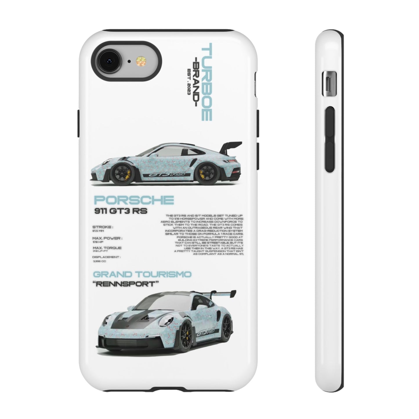 TURBOE PORSCHE GT3 RS PHONE CASES