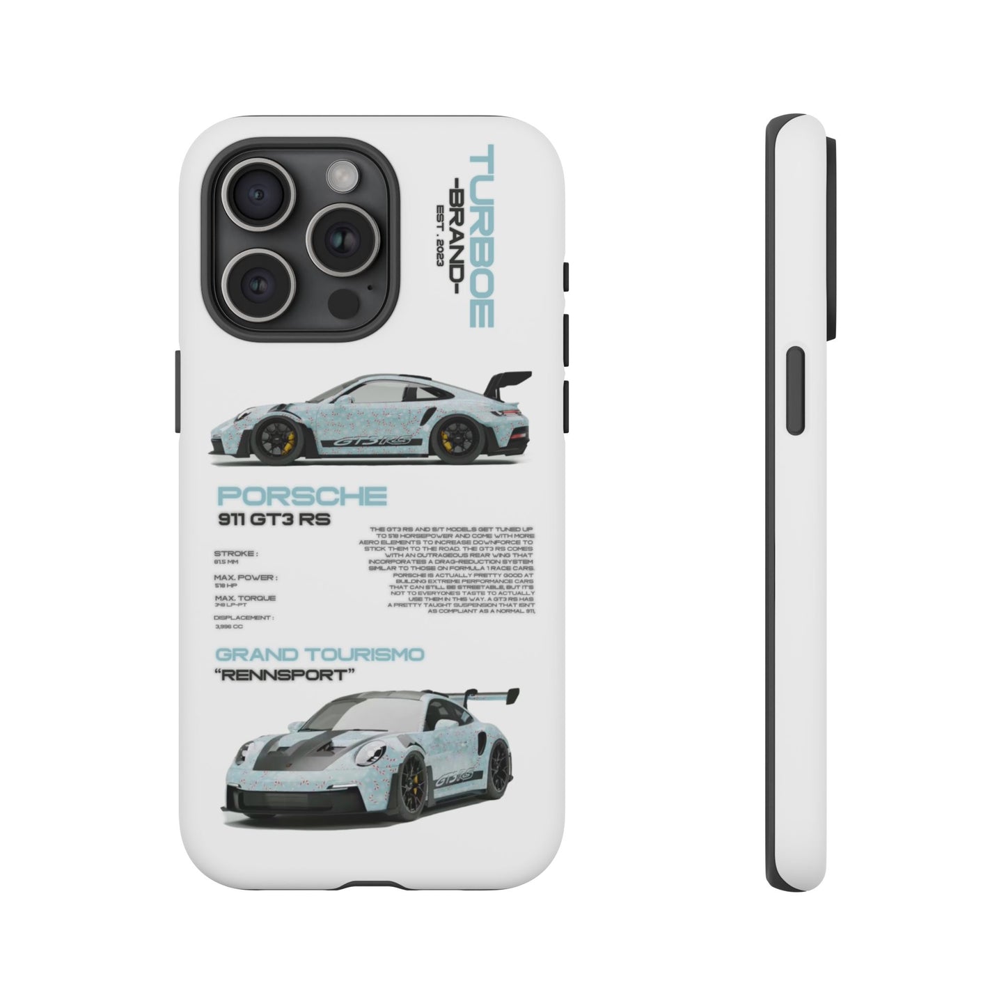 TURBOE PORSCHE GT3 RS PHONE CASES
