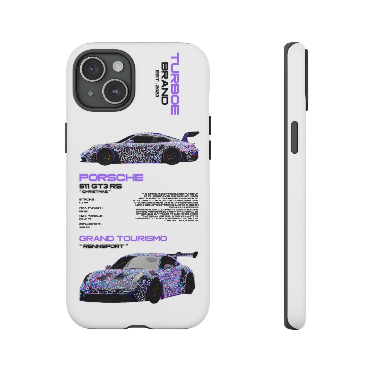 CHRISTMAS PORSCHE GT3 RS PHONE CASES