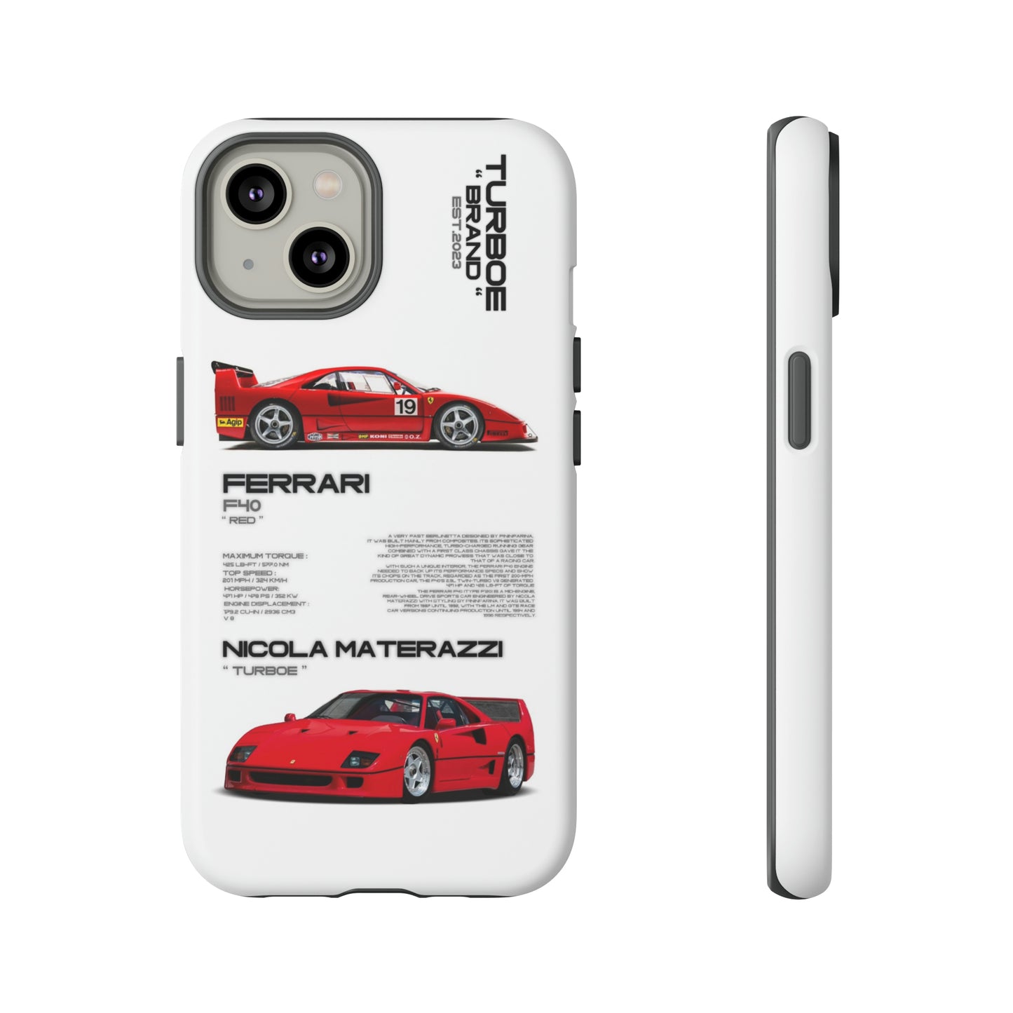 TURBOE FERRARI F40 PHONE CASES