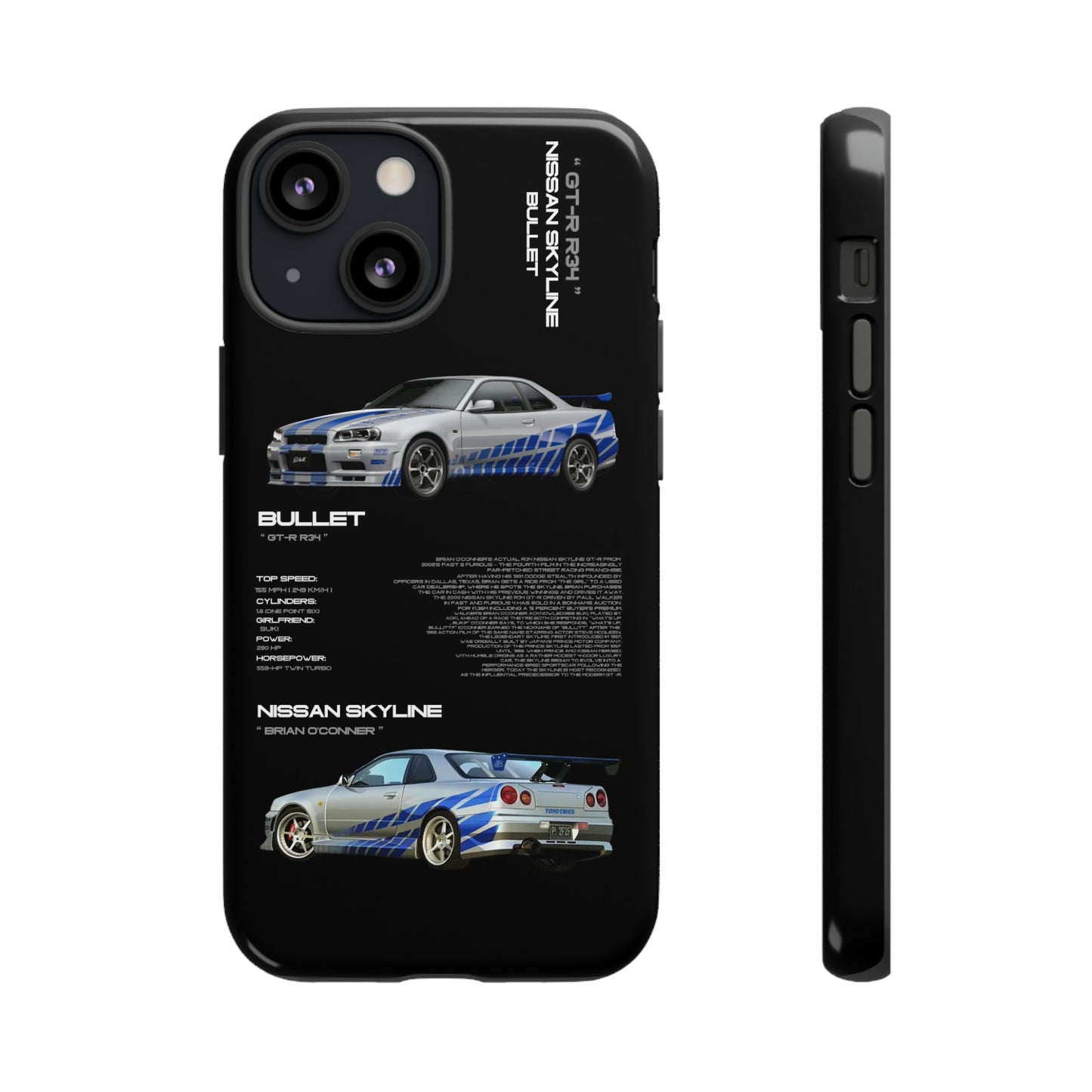 TURBOE BULLIT NISSAN GTR R34 PHONE CASES