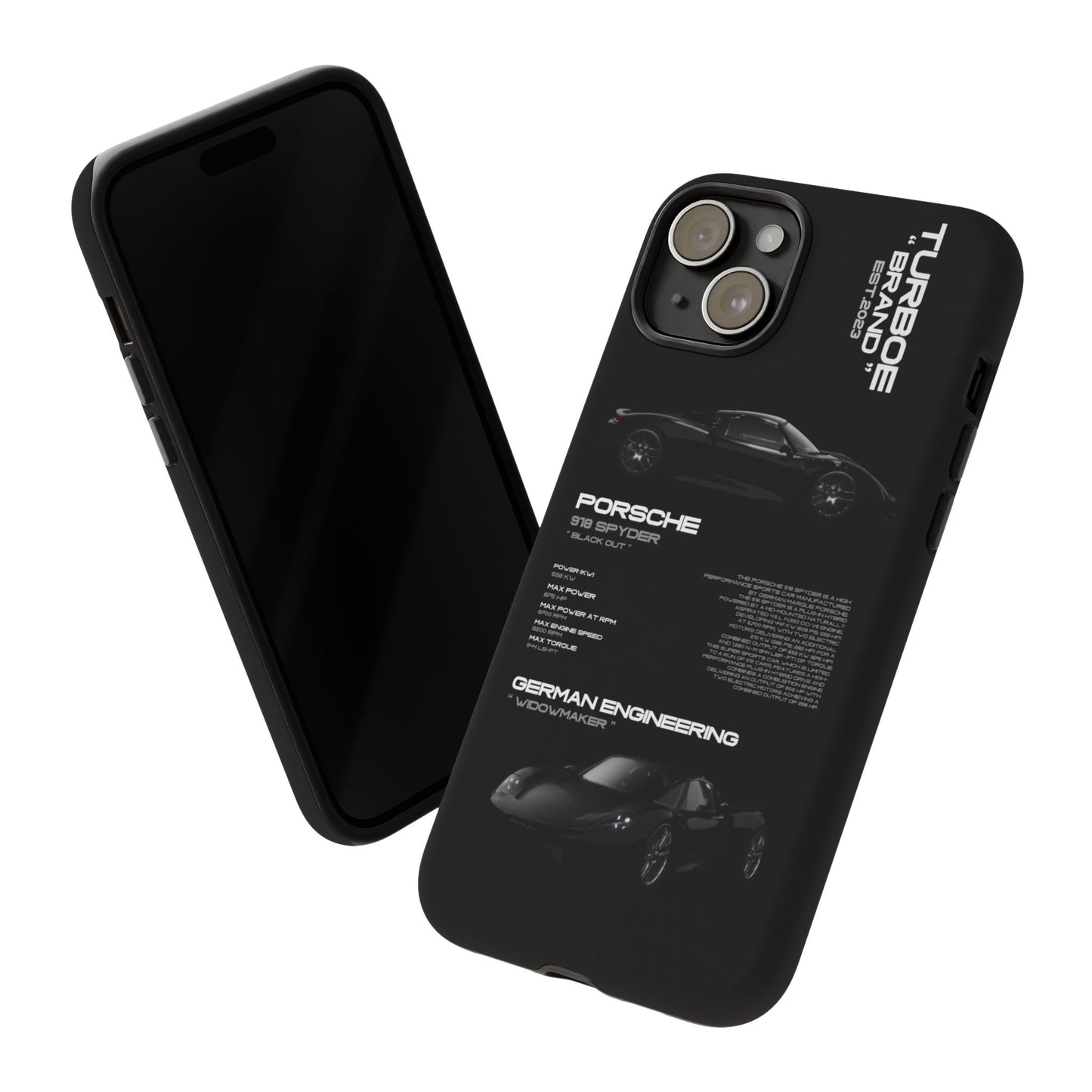TURBOE PORSCHE SPYDER 918 PHONE CASES