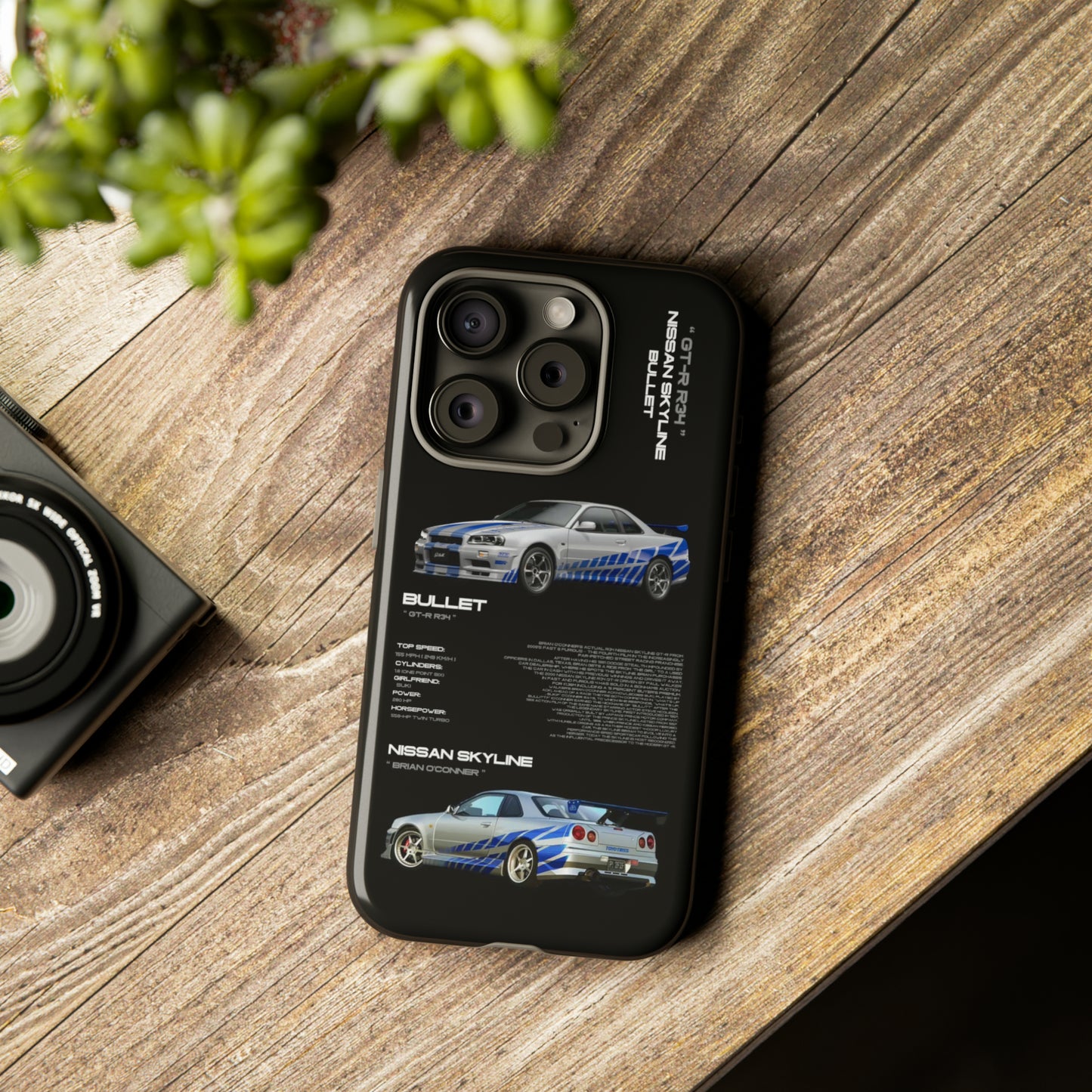 TURBOE BULLIT NISSAN GTR R34 PHONE CASES