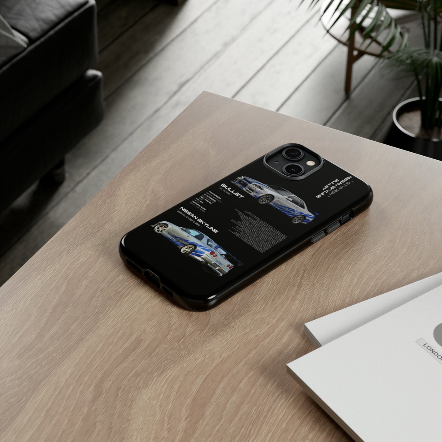TURBOE BULLIT NISSAN GTR R34 PHONE CASES