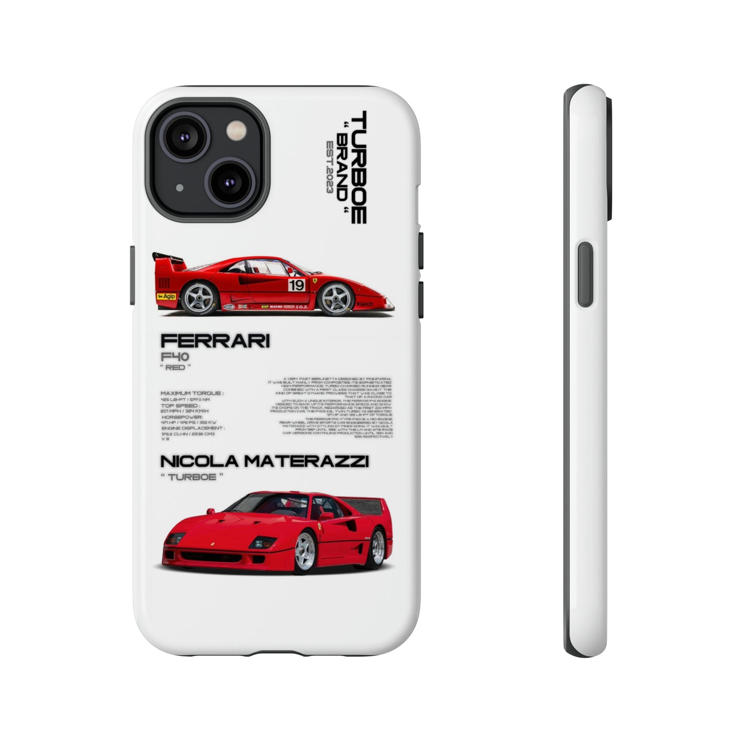 TURBOE FERRARI F40 PHONE CASES