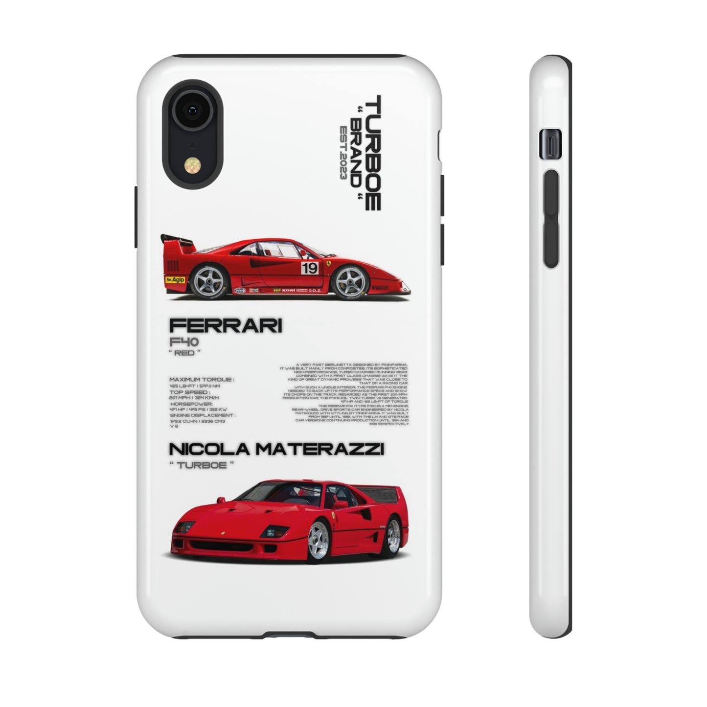 TURBOE FERRARI F40 PHONE CASES