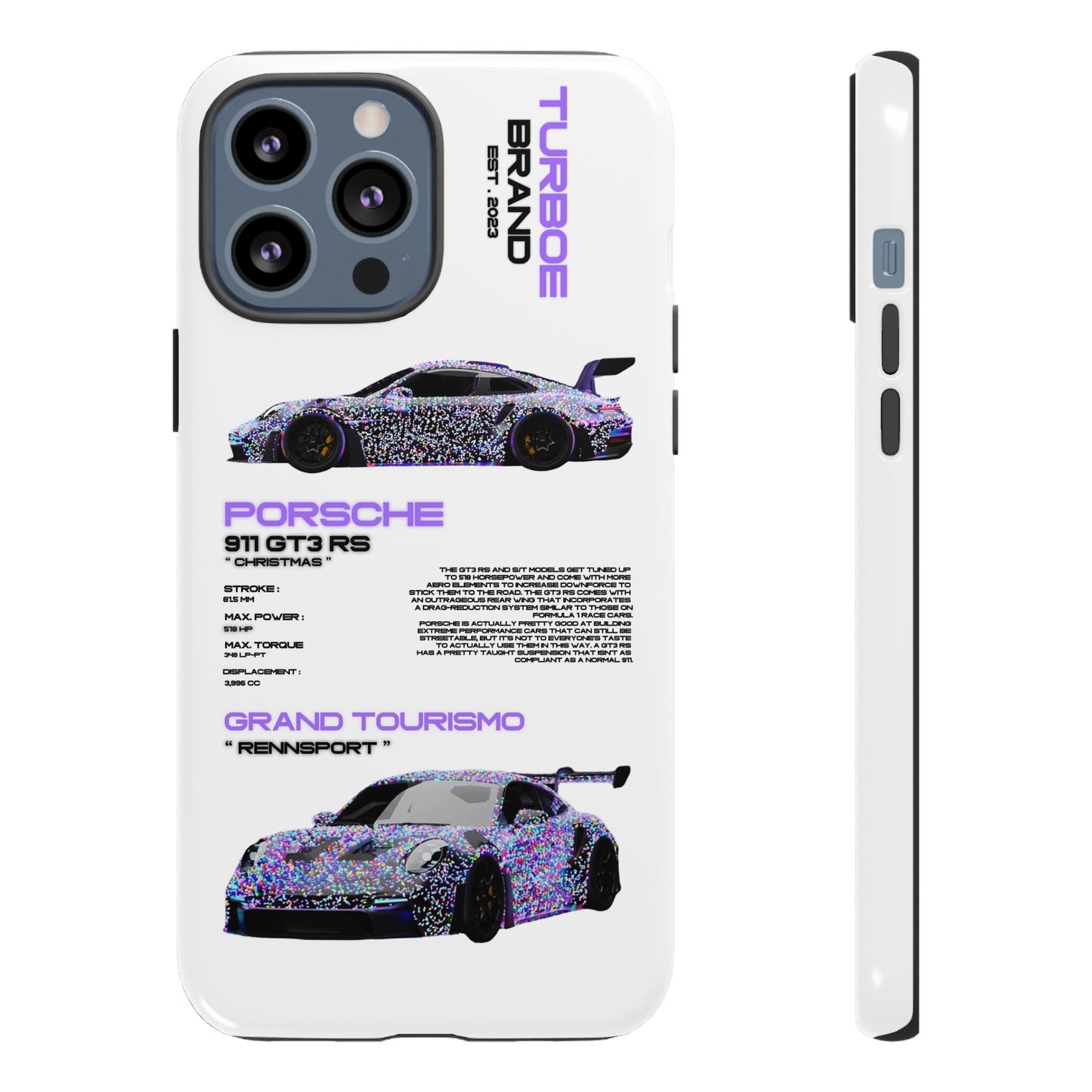CHRISTMAS PORSCHE GT3 RS PHONE CASES