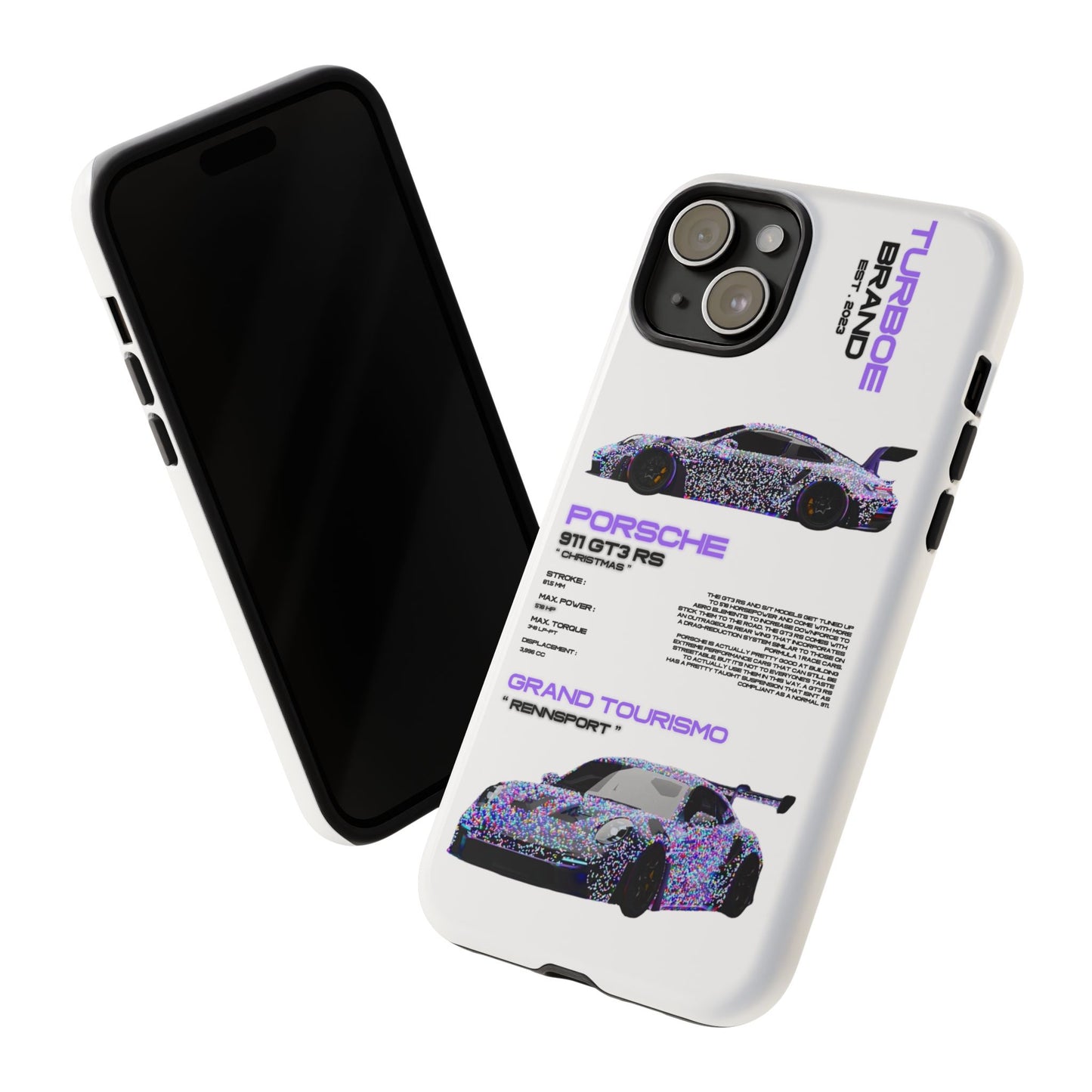 CHRISTMAS PORSCHE GT3 RS PHONE CASES