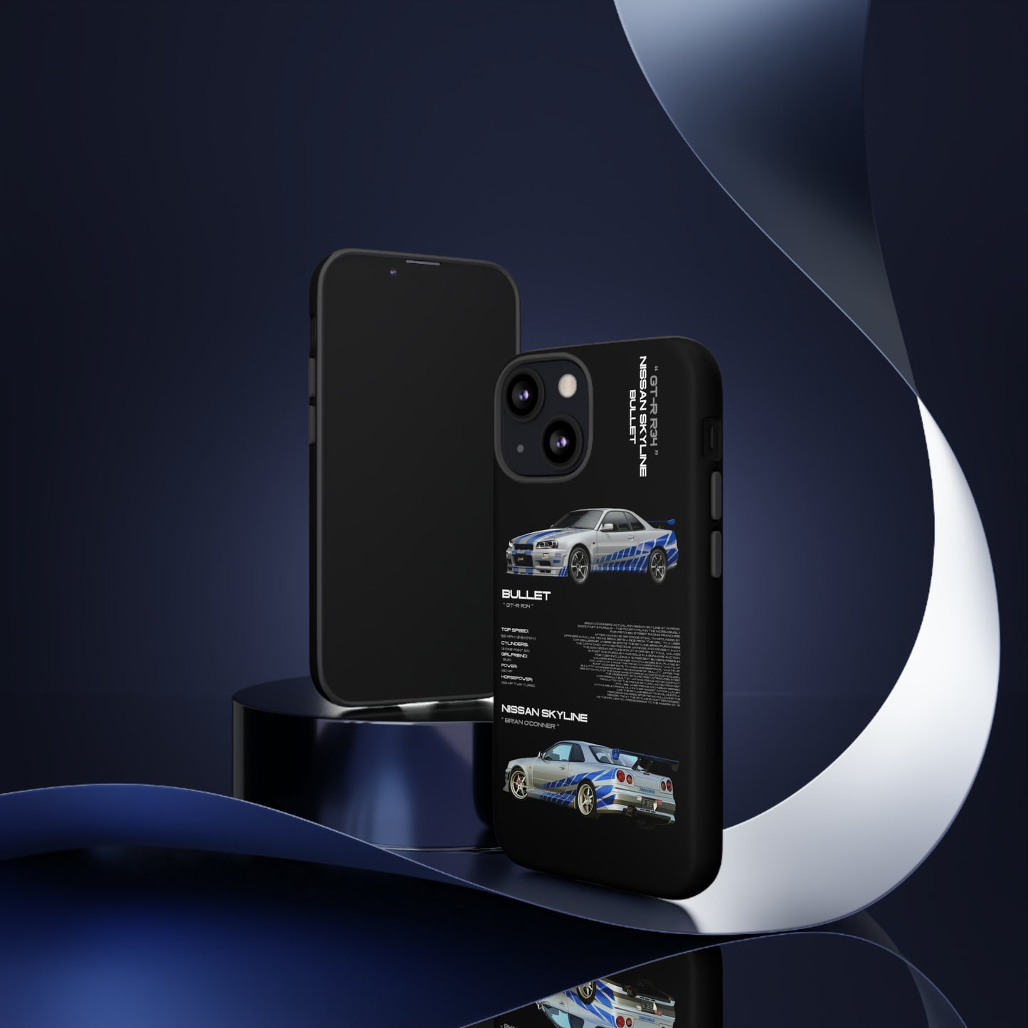 TURBOE BULLIT NISSAN GTR R34 PHONE CASES
