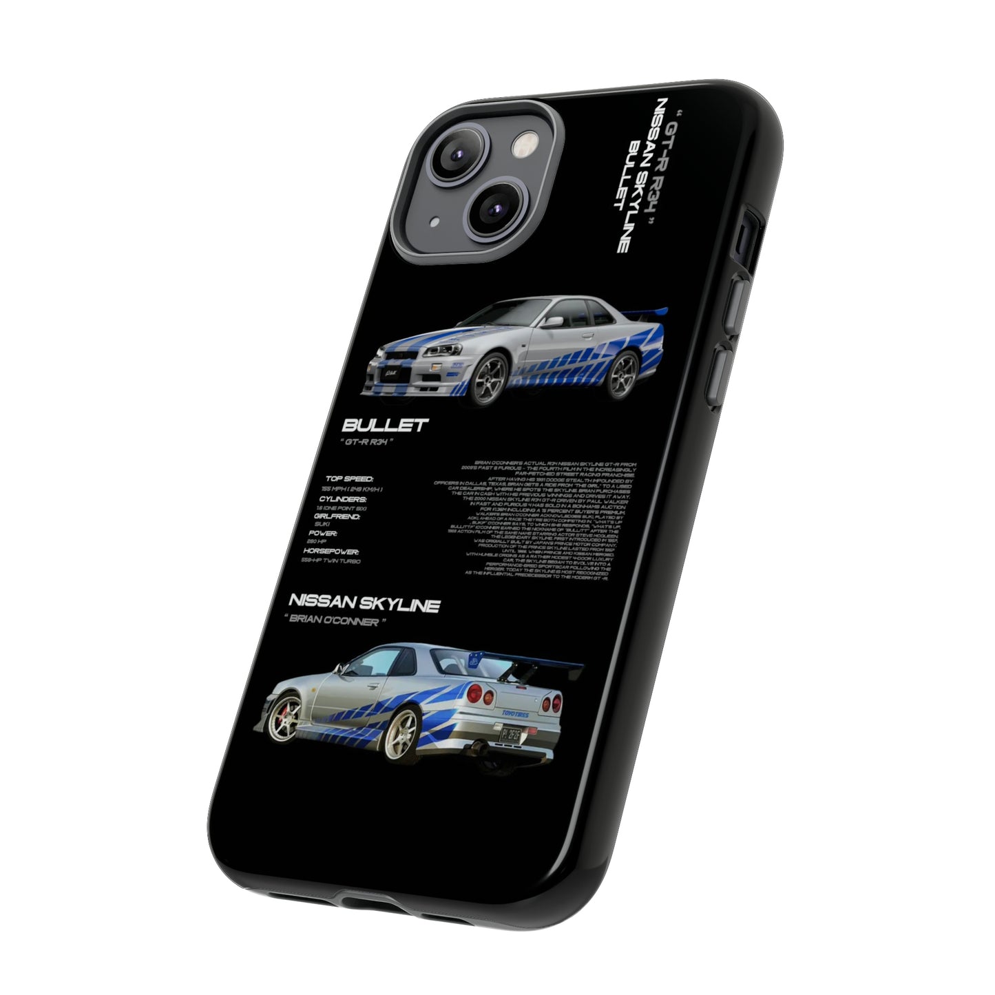TURBOE BULLIT NISSAN GTR R34 PHONE CASES