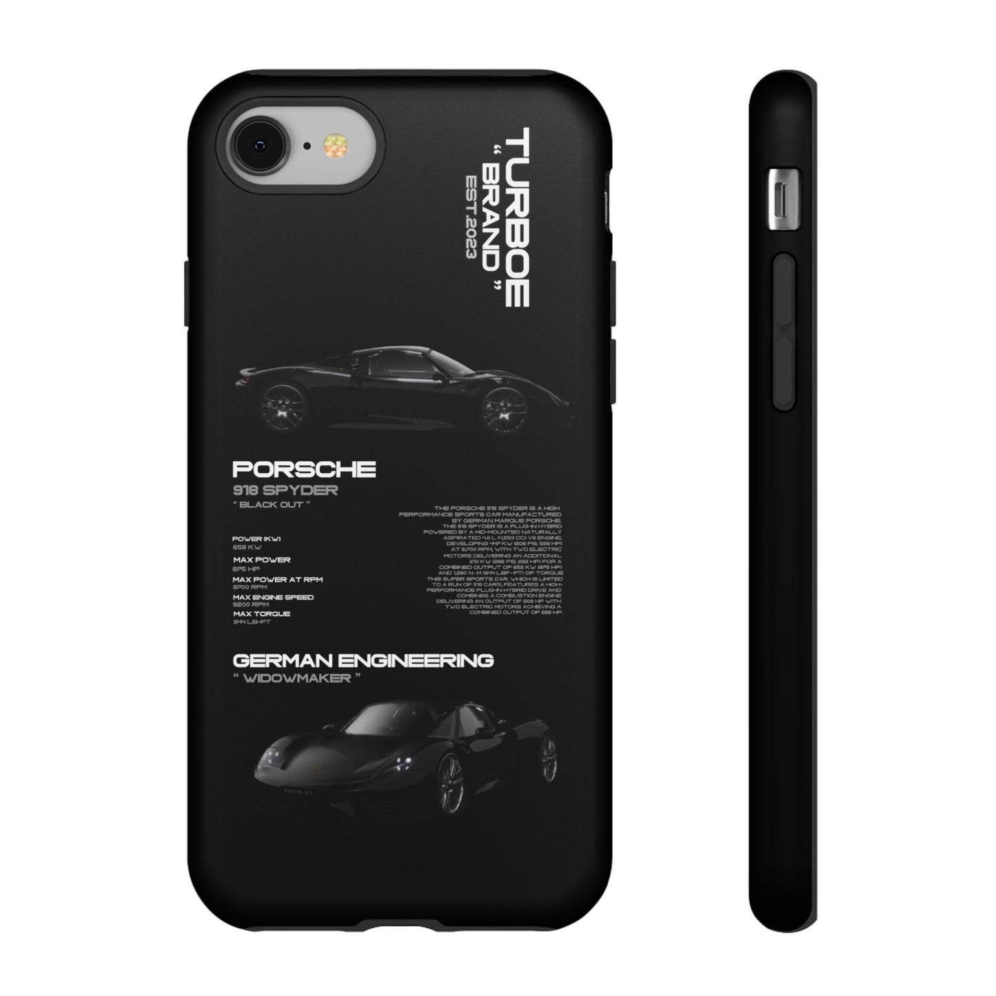 TURBOE PORSCHE SPYDER 918 PHONE CASES