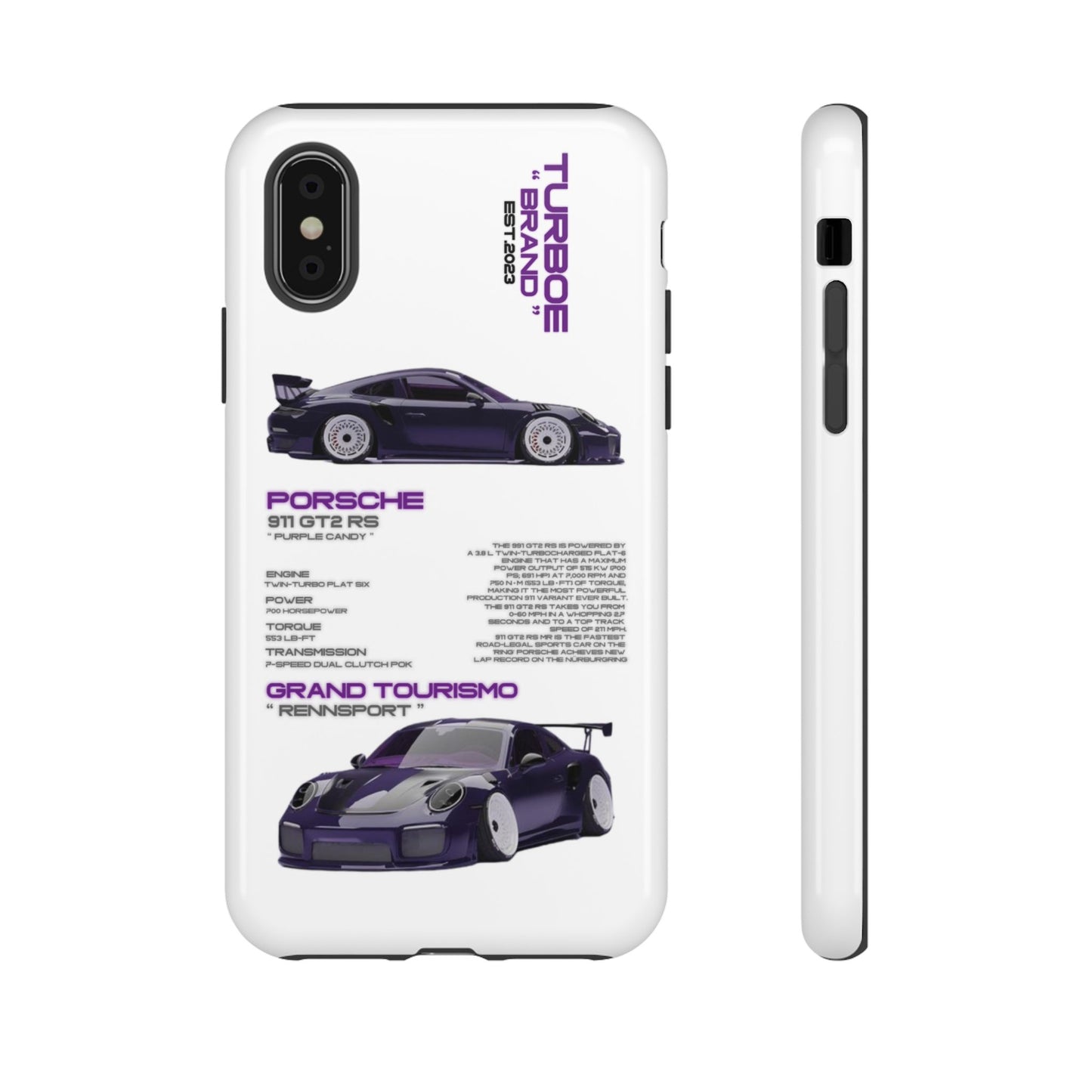 TURBOE PORSCHE GT2 RS PHONE CASES