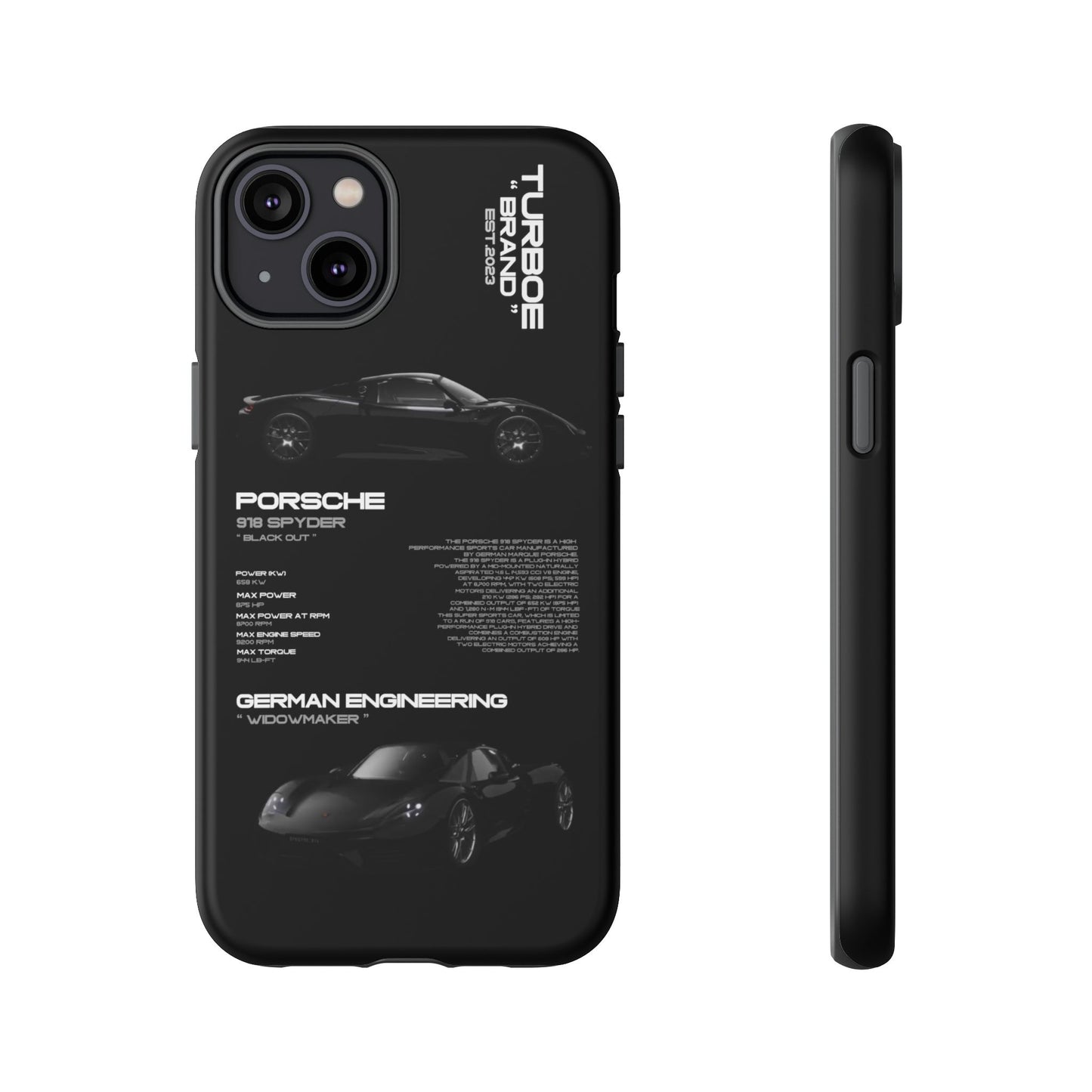 TURBOE PORSCHE SPYDER 918 PHONE CASES