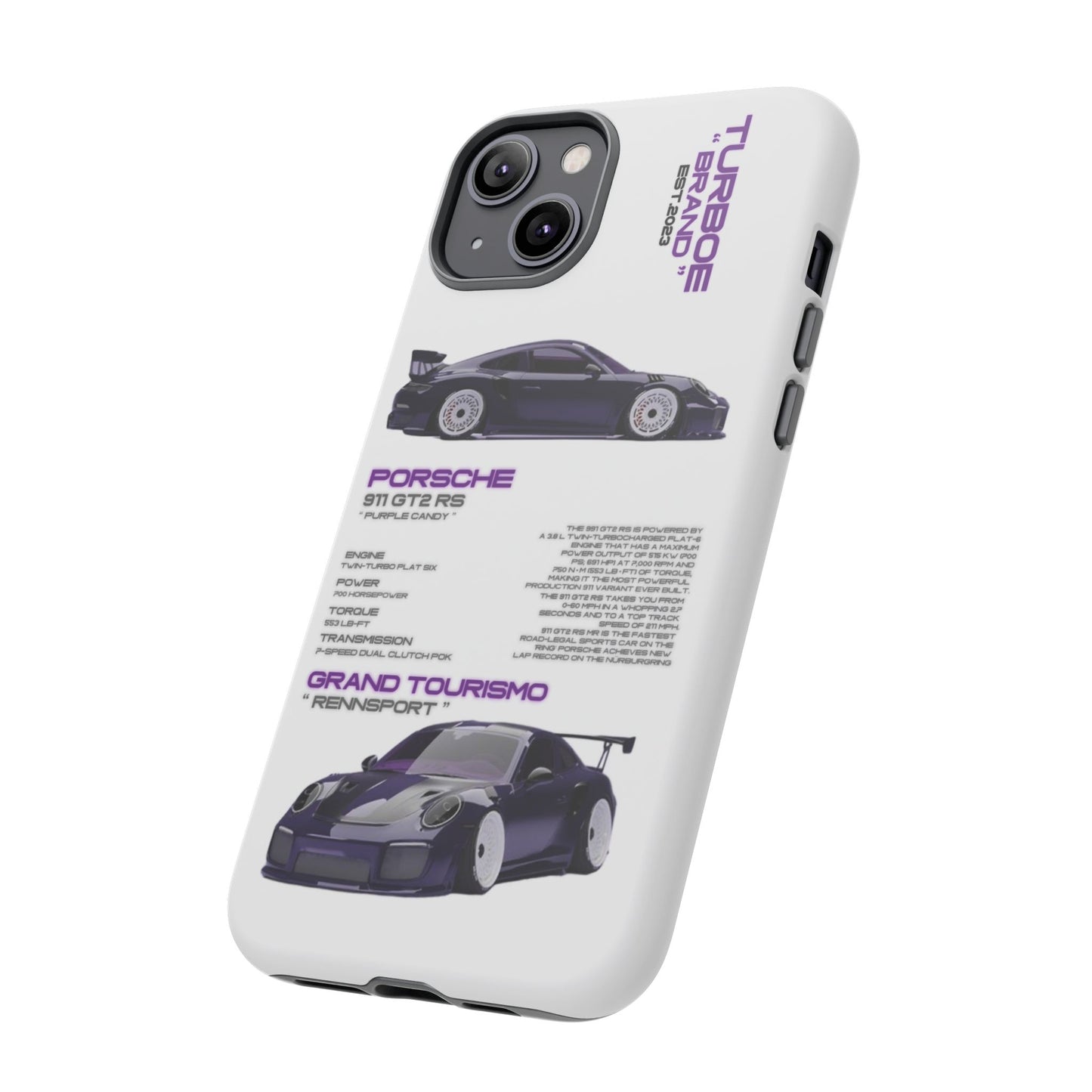 TURBOE PORSCHE GT2 RS PHONE CASES