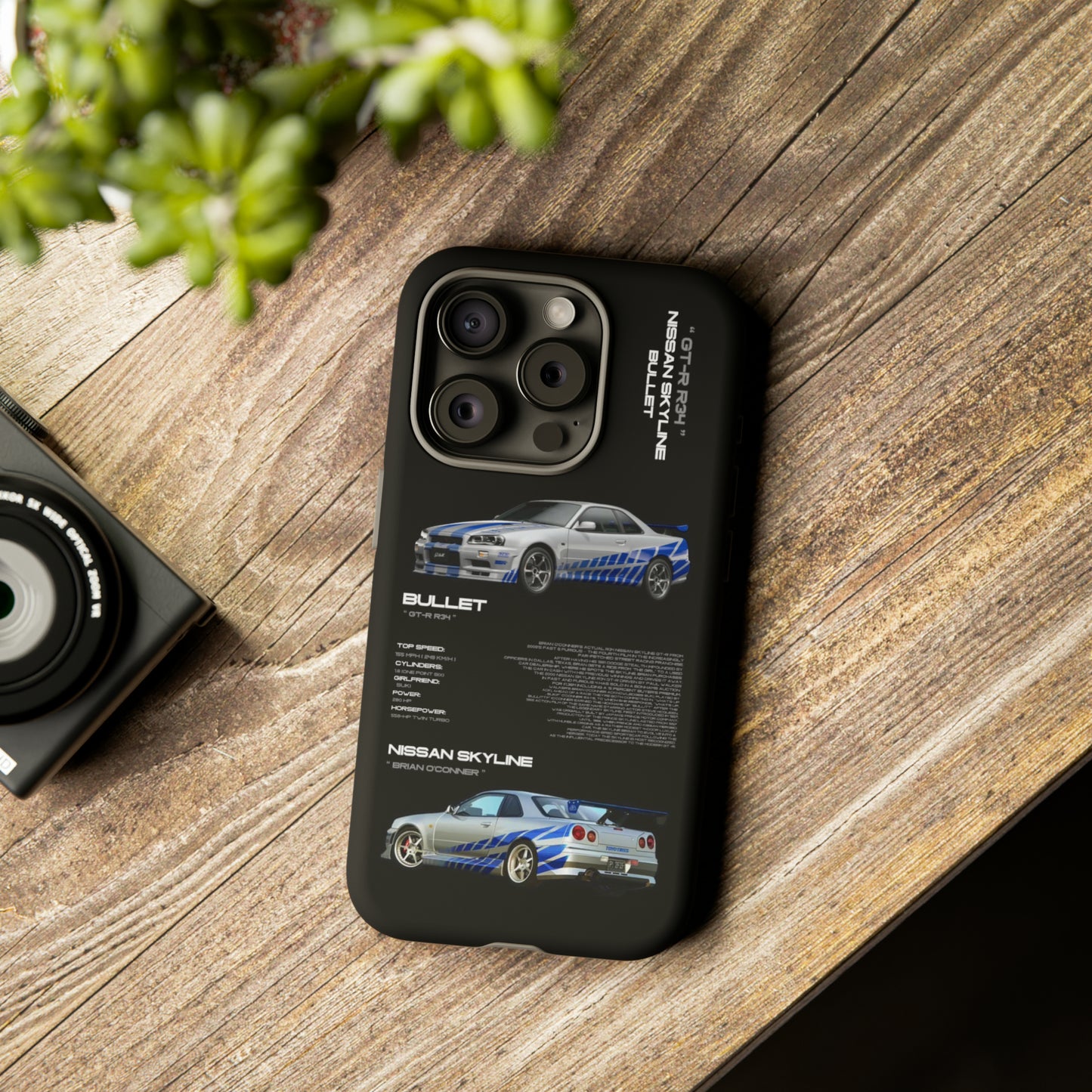 TURBOE BULLIT NISSAN GTR R34 PHONE CASES