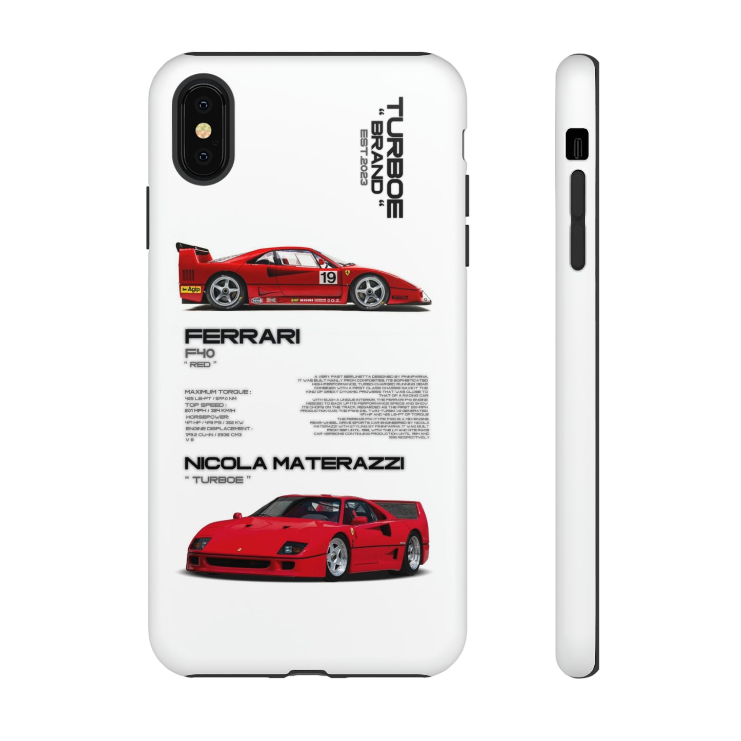 TURBOE FERRARI F40 PHONE CASES