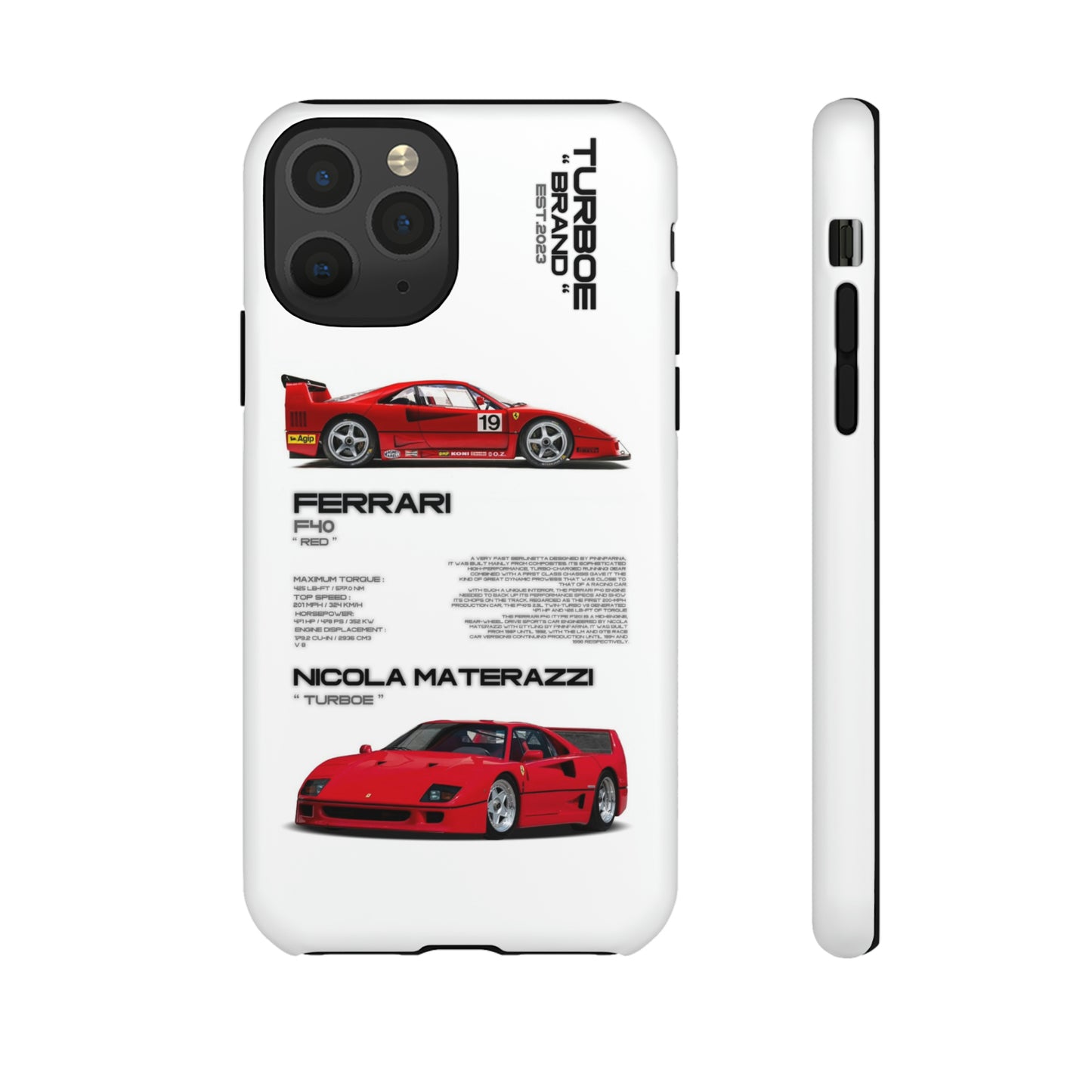 TURBOE FERRARI F40 PHONE CASES