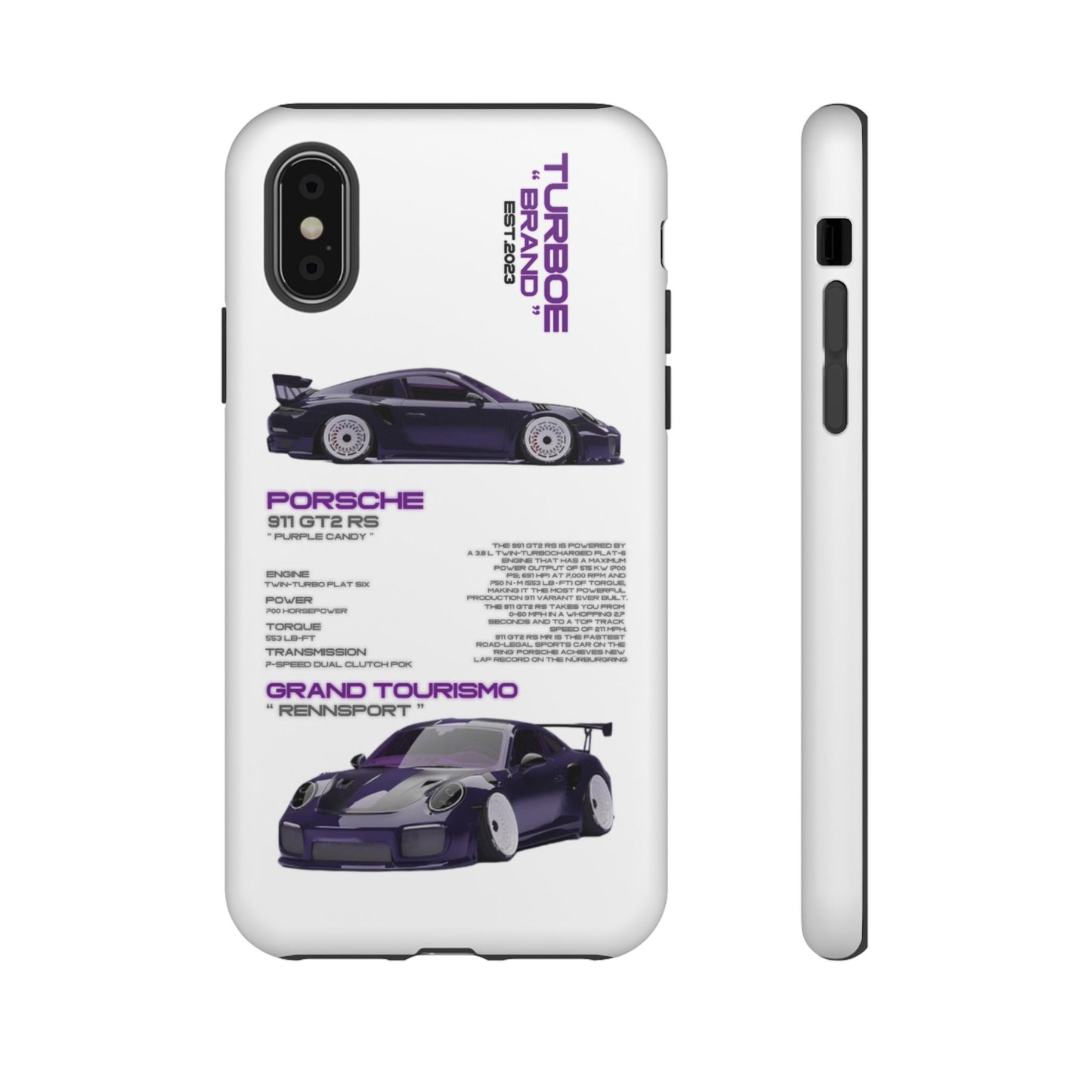 TURBOE PORSCHE GT2 RS PHONE CASES