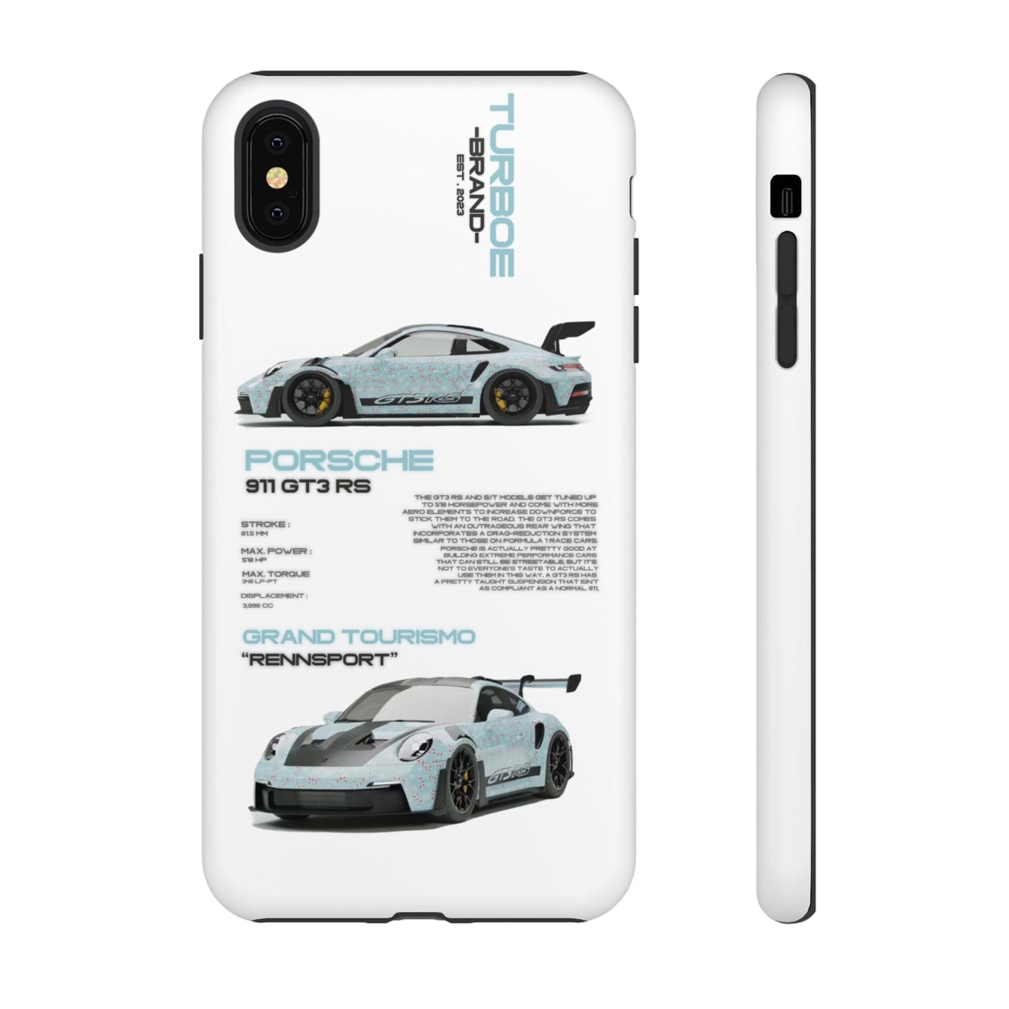 TURBOE PORSCHE GT3 RS PHONE CASES