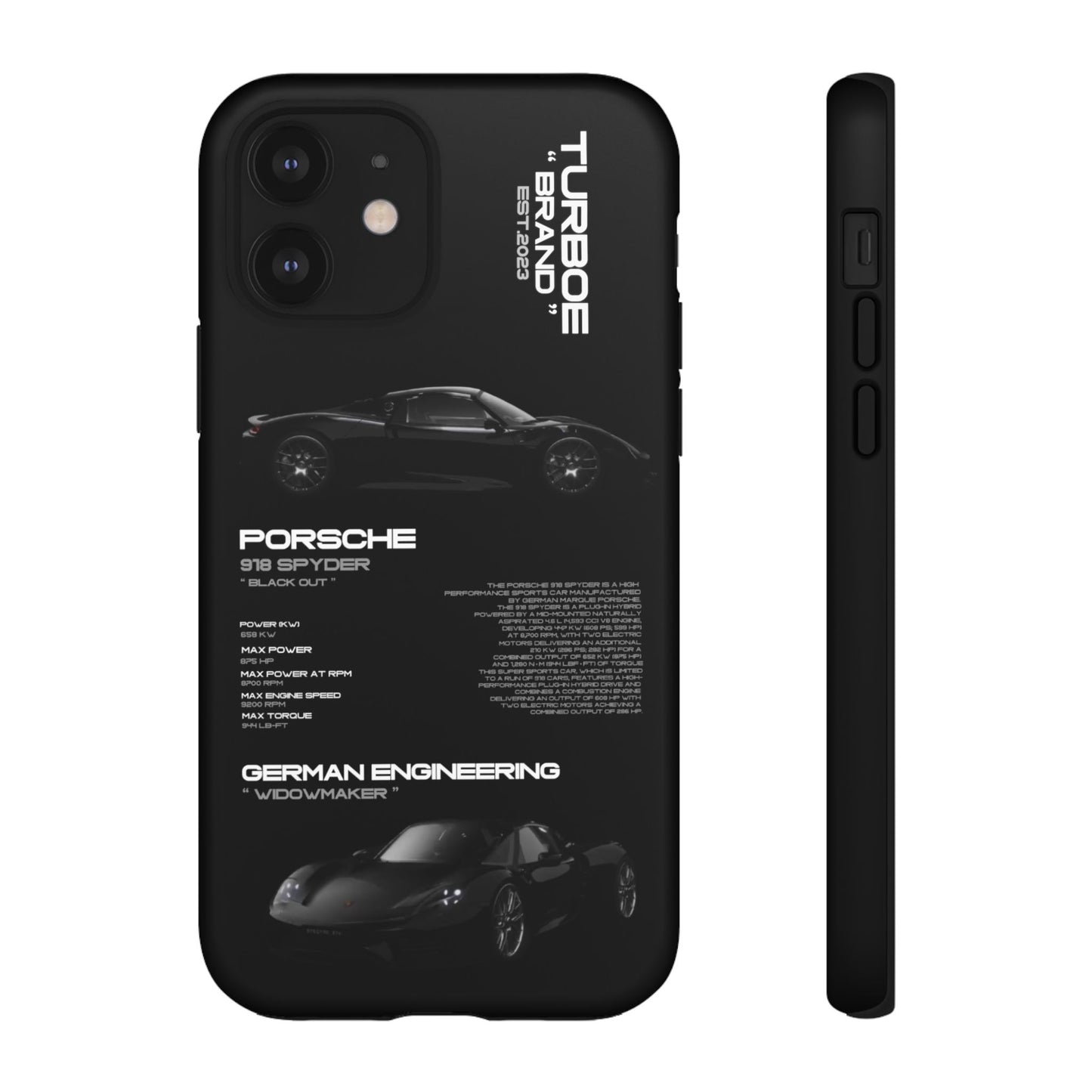 TURBOE PORSCHE SPYDER 918 PHONE CASES