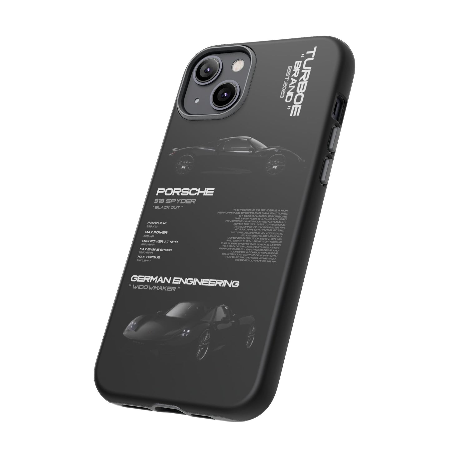 TURBOE PORSCHE SPYDER 918 PHONE CASES