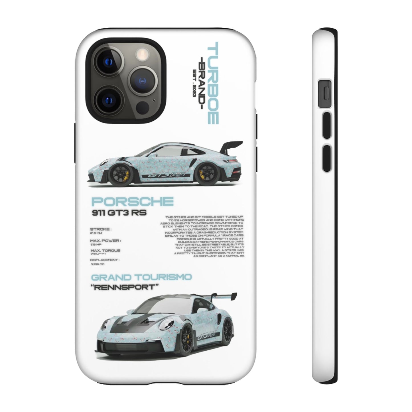 TURBOE PORSCHE GT3 RS PHONE CASES