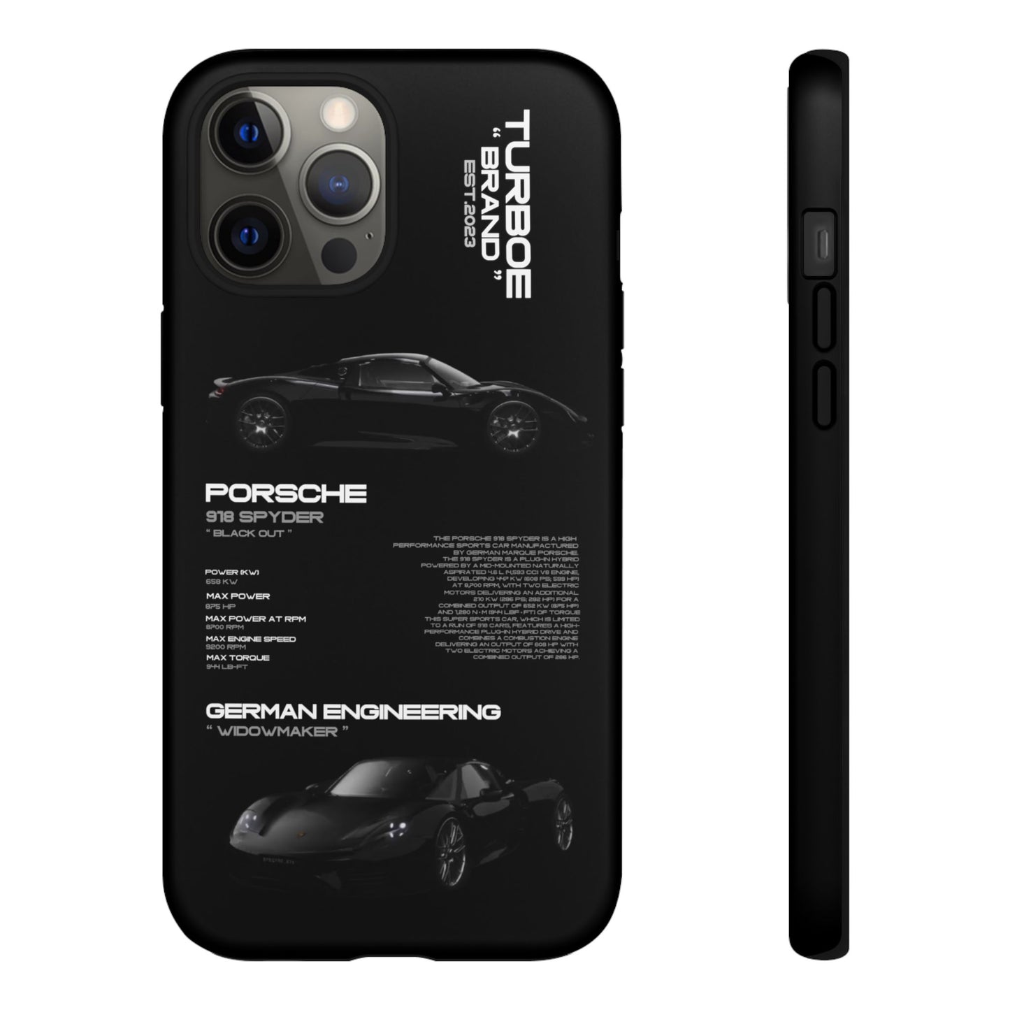 TURBOE PORSCHE SPYDER 918 PHONE CASES