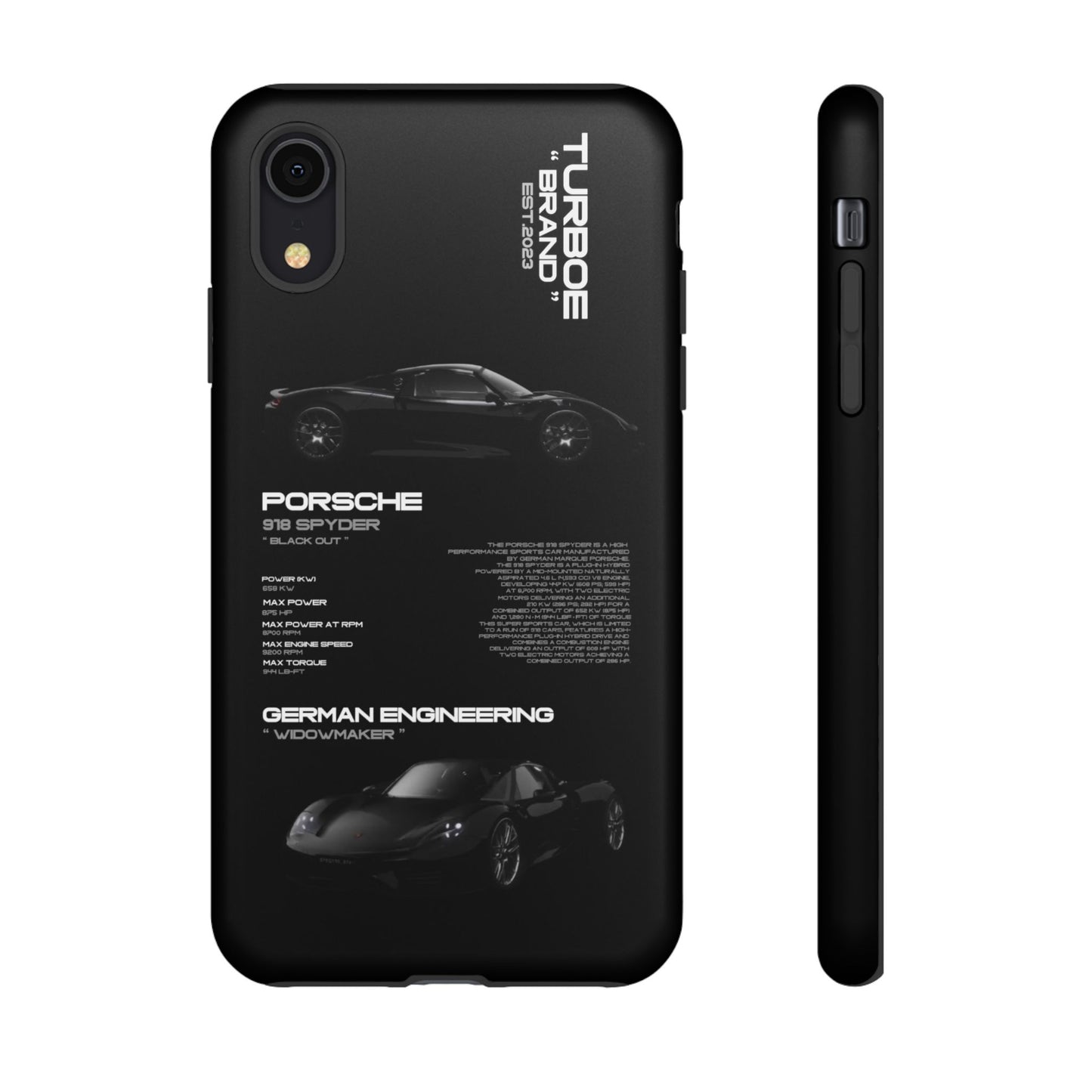 TURBOE PORSCHE SPYDER 918 PHONE CASES