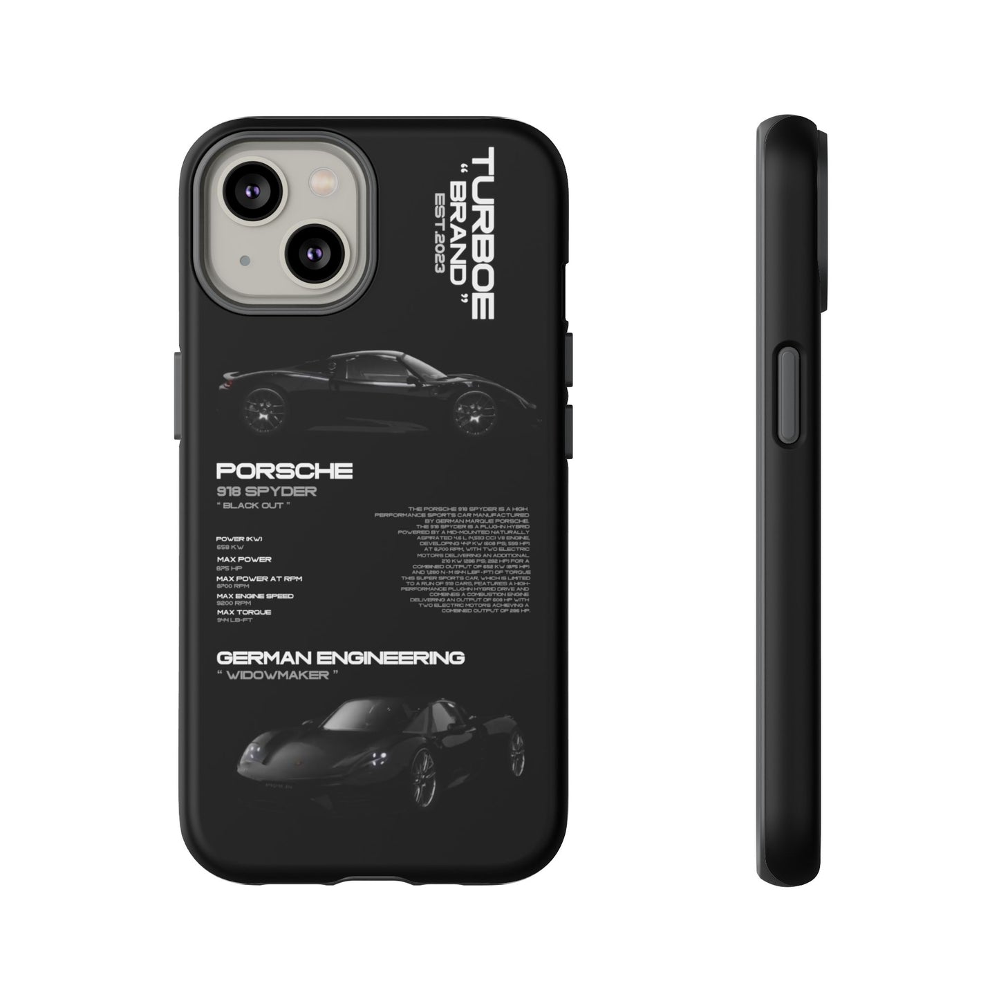 TURBOE PORSCHE SPYDER 918 PHONE CASES
