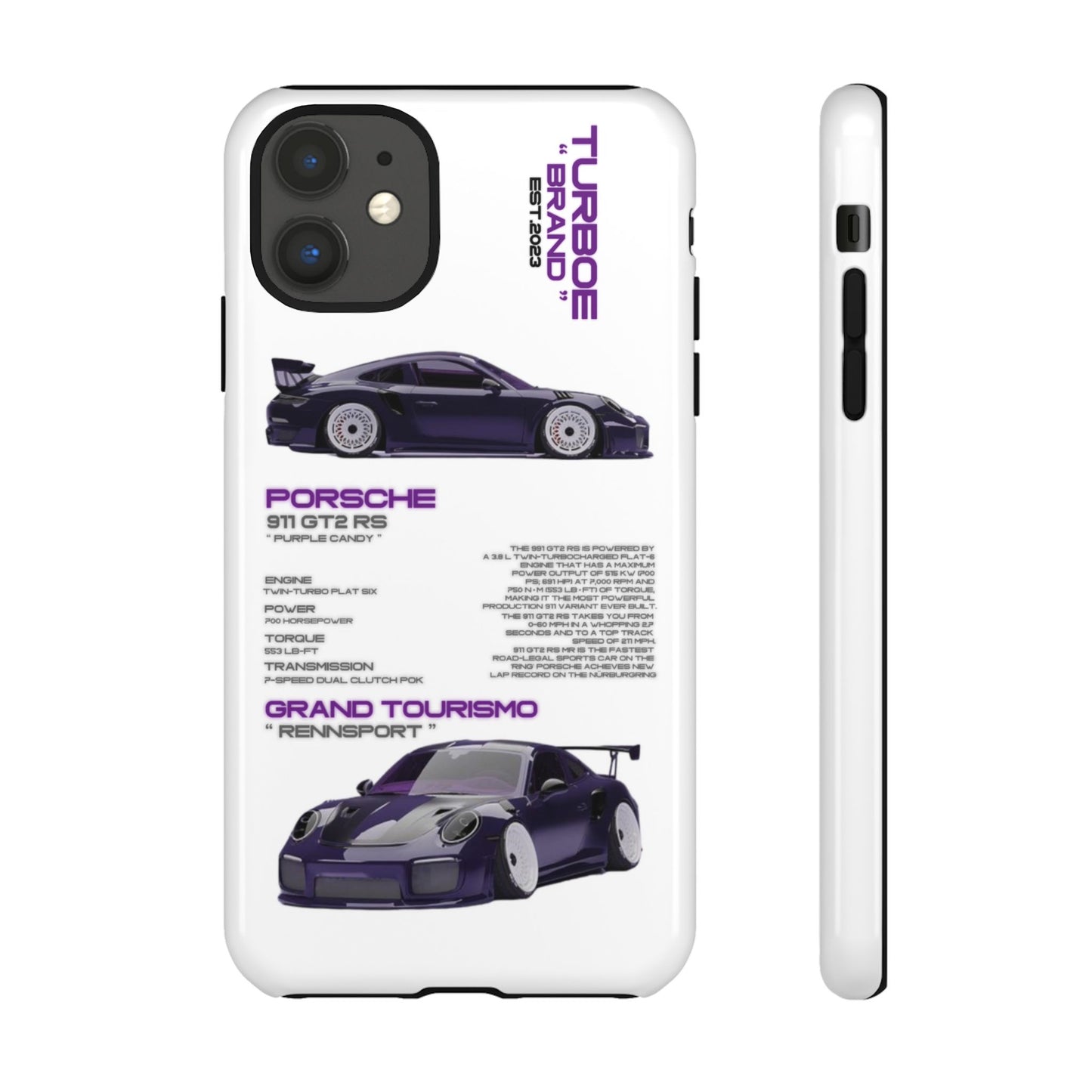 TURBOE PORSCHE GT2 RS PHONE CASES