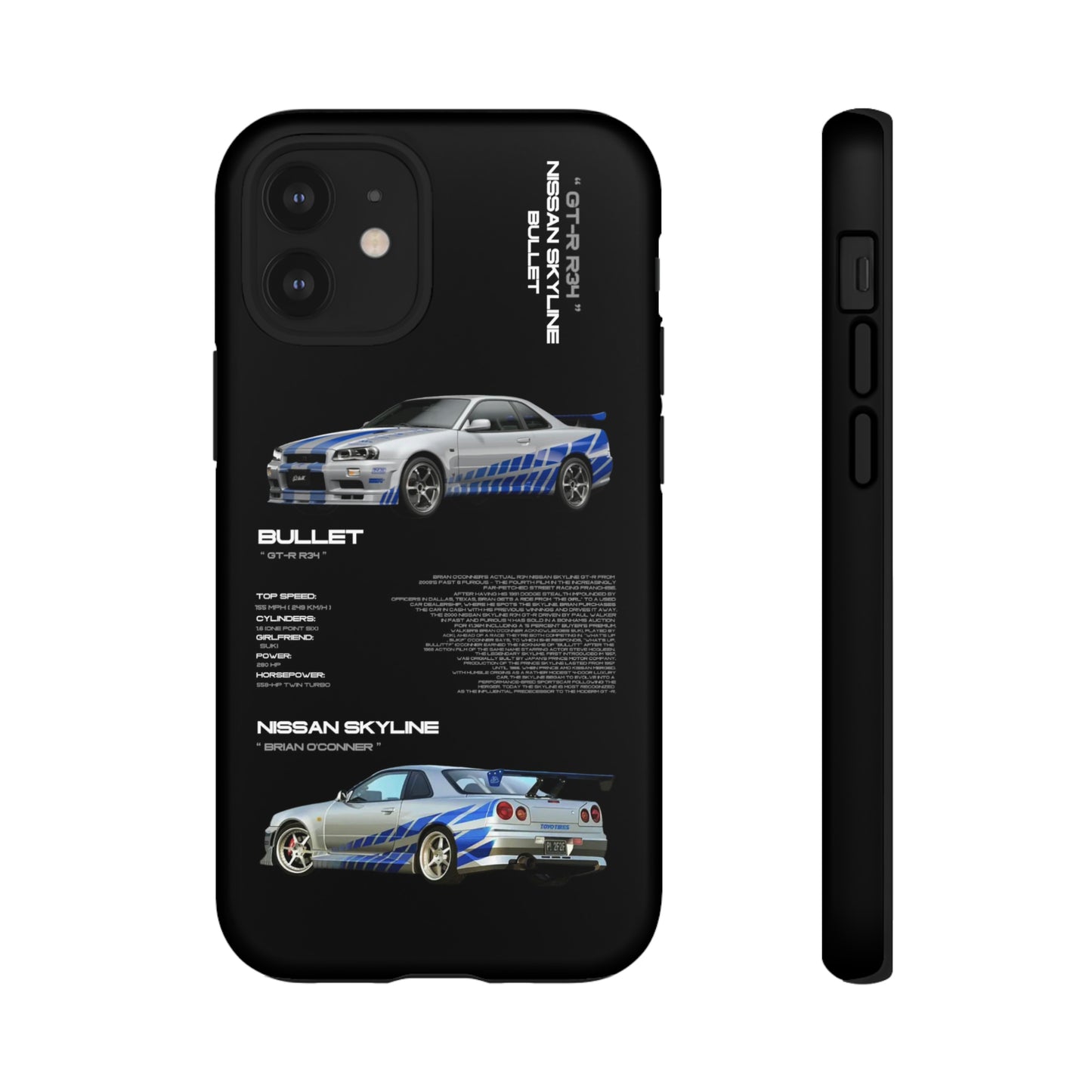 TURBOE BULLIT NISSAN GTR R34 PHONE CASES