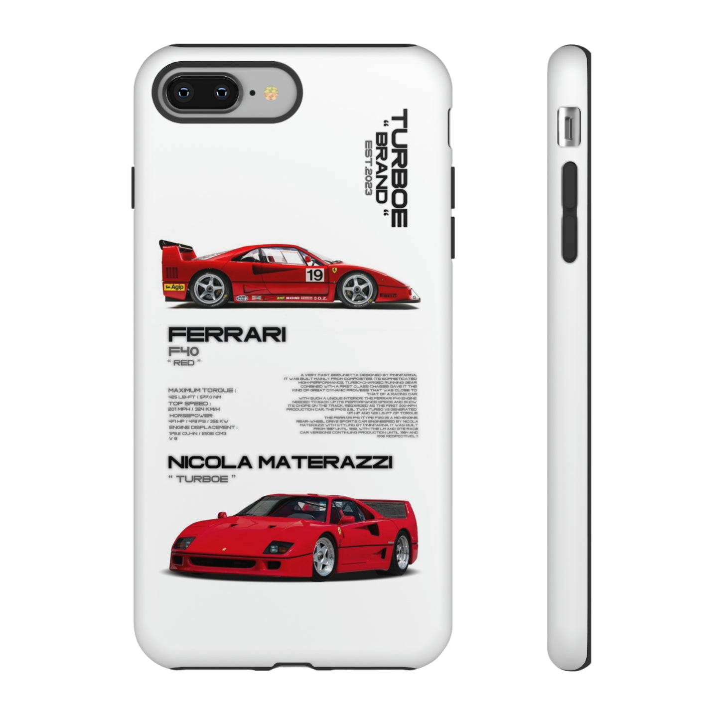 TURBOE FERRARI F40 PHONE CASES