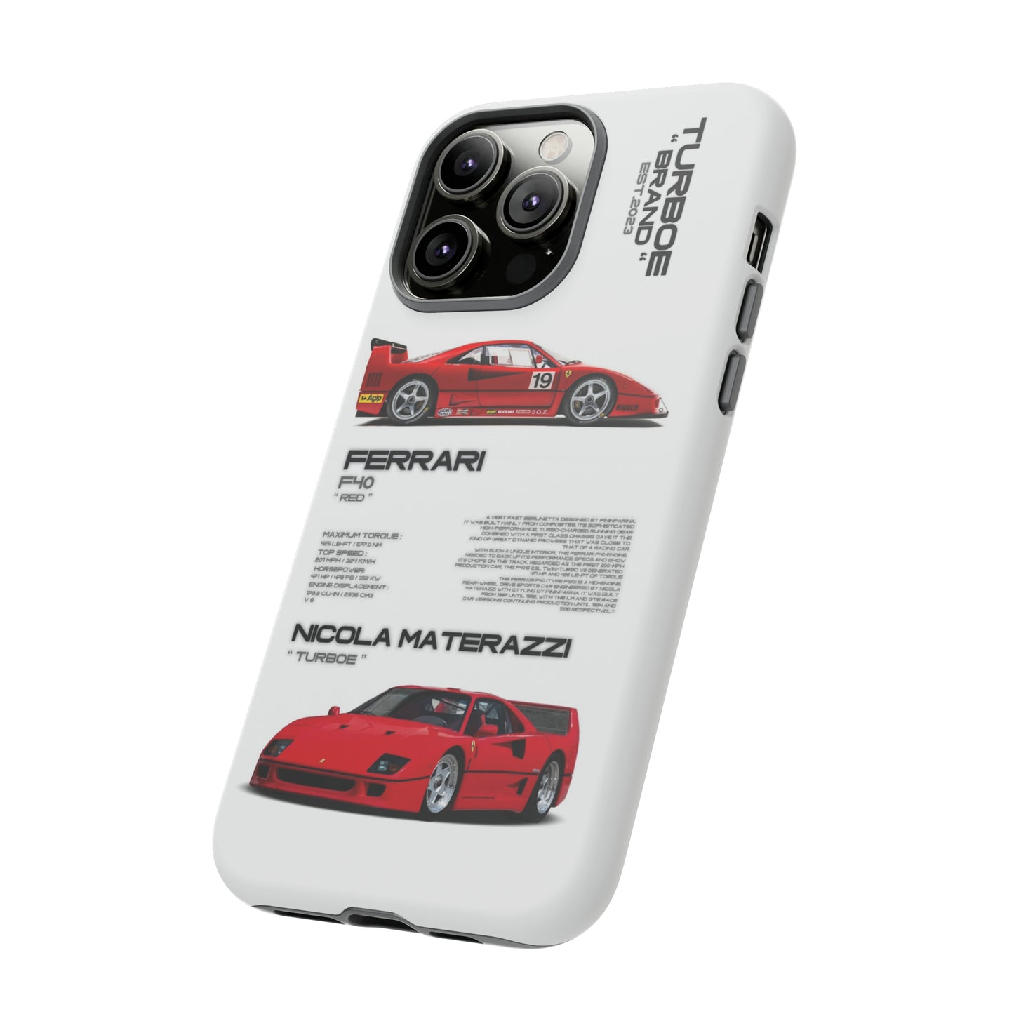 TURBOE FERRARI F40 PHONE CASES