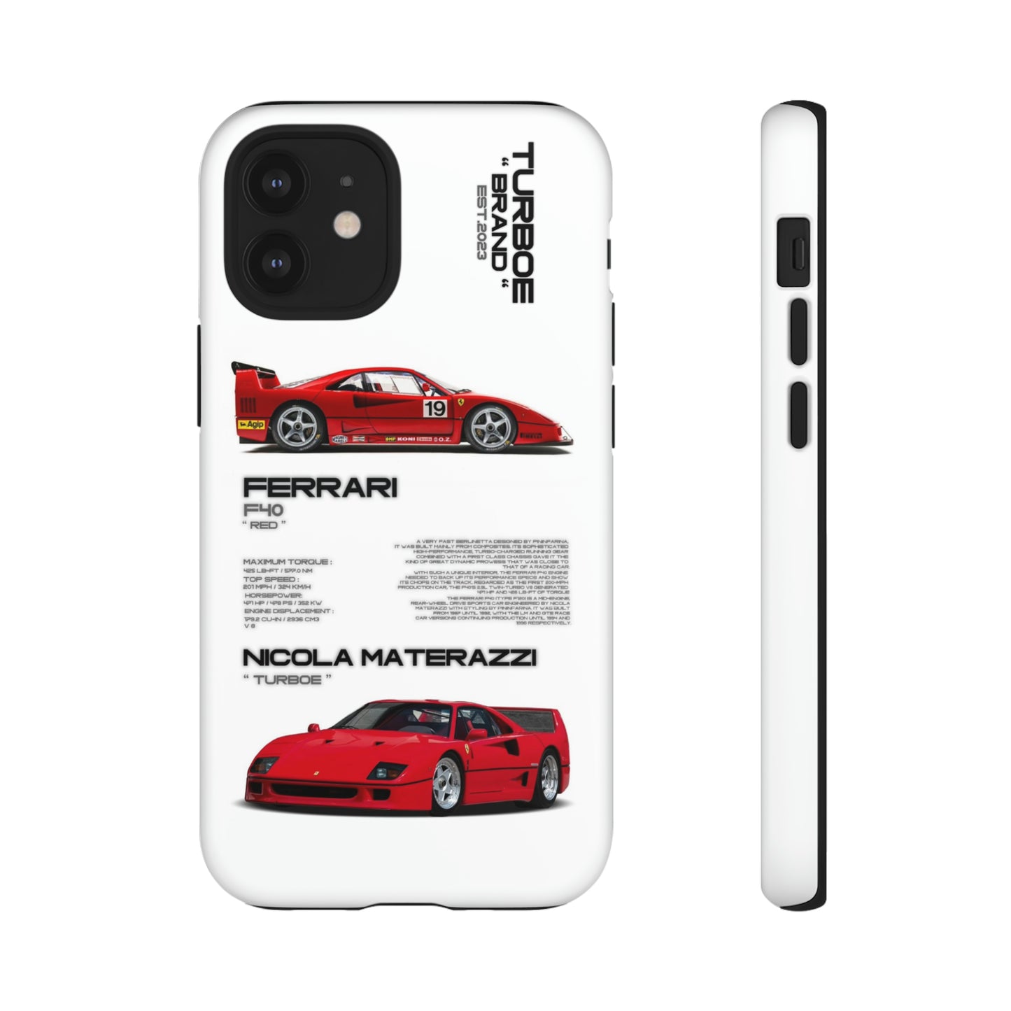 TURBOE FERRARI F40 PHONE CASES