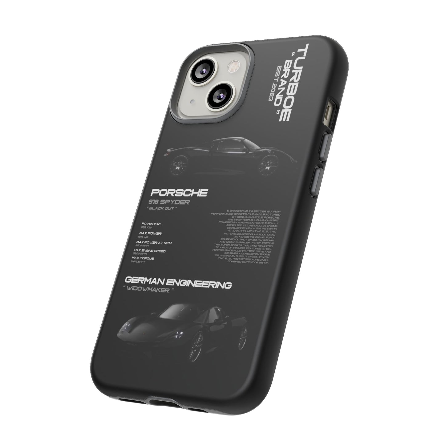 TURBOE PORSCHE SPYDER 918 PHONE CASES