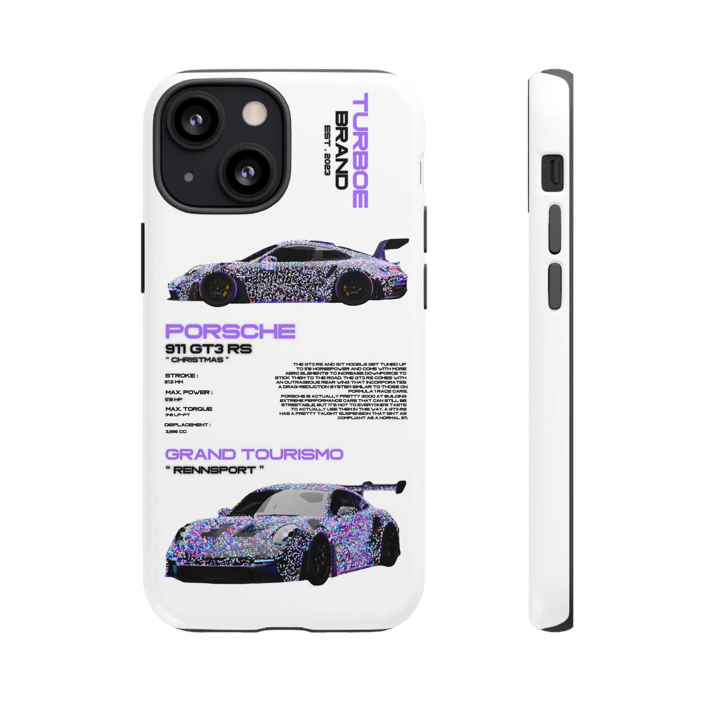 CHRISTMAS PORSCHE GT3 RS PHONE CASES