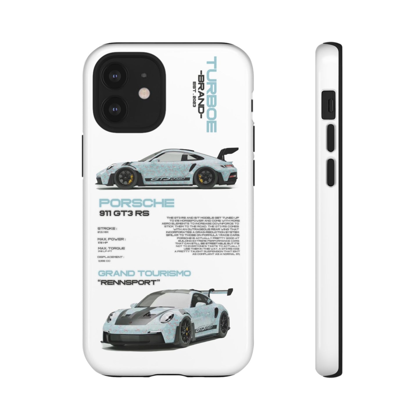 TURBOE PORSCHE GT3 RS PHONE CASES
