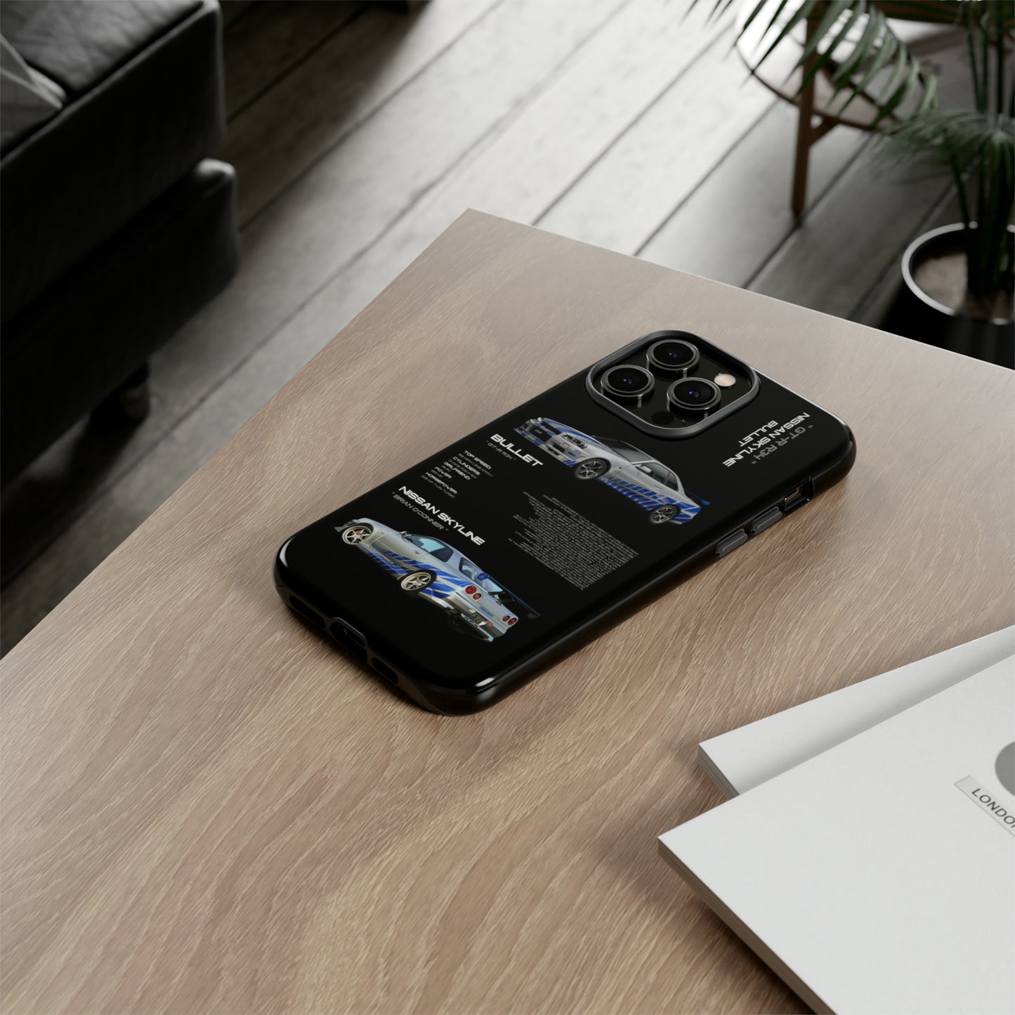 TURBOE BULLIT NISSAN GTR R34 PHONE CASES