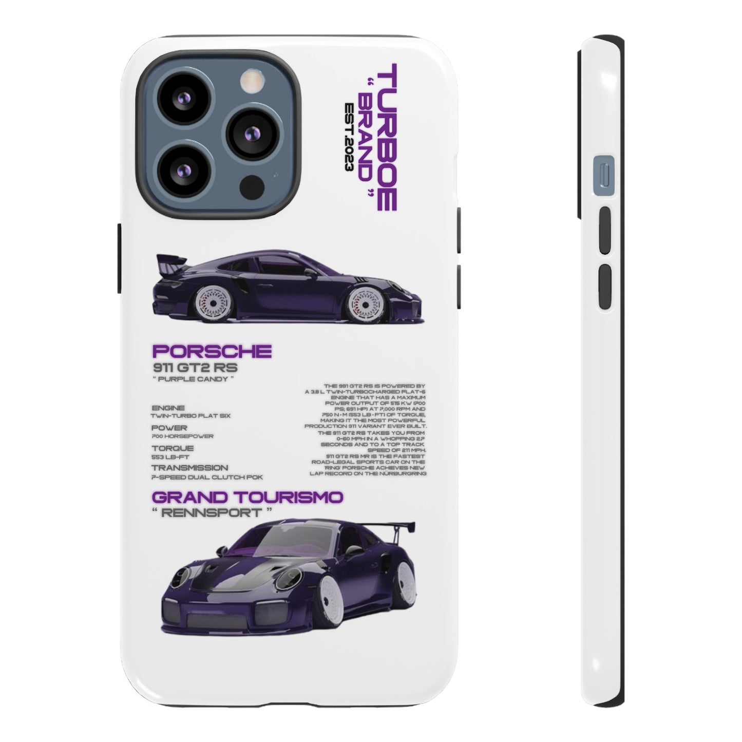 TURBOE PORSCHE GT2 RS PHONE CASES