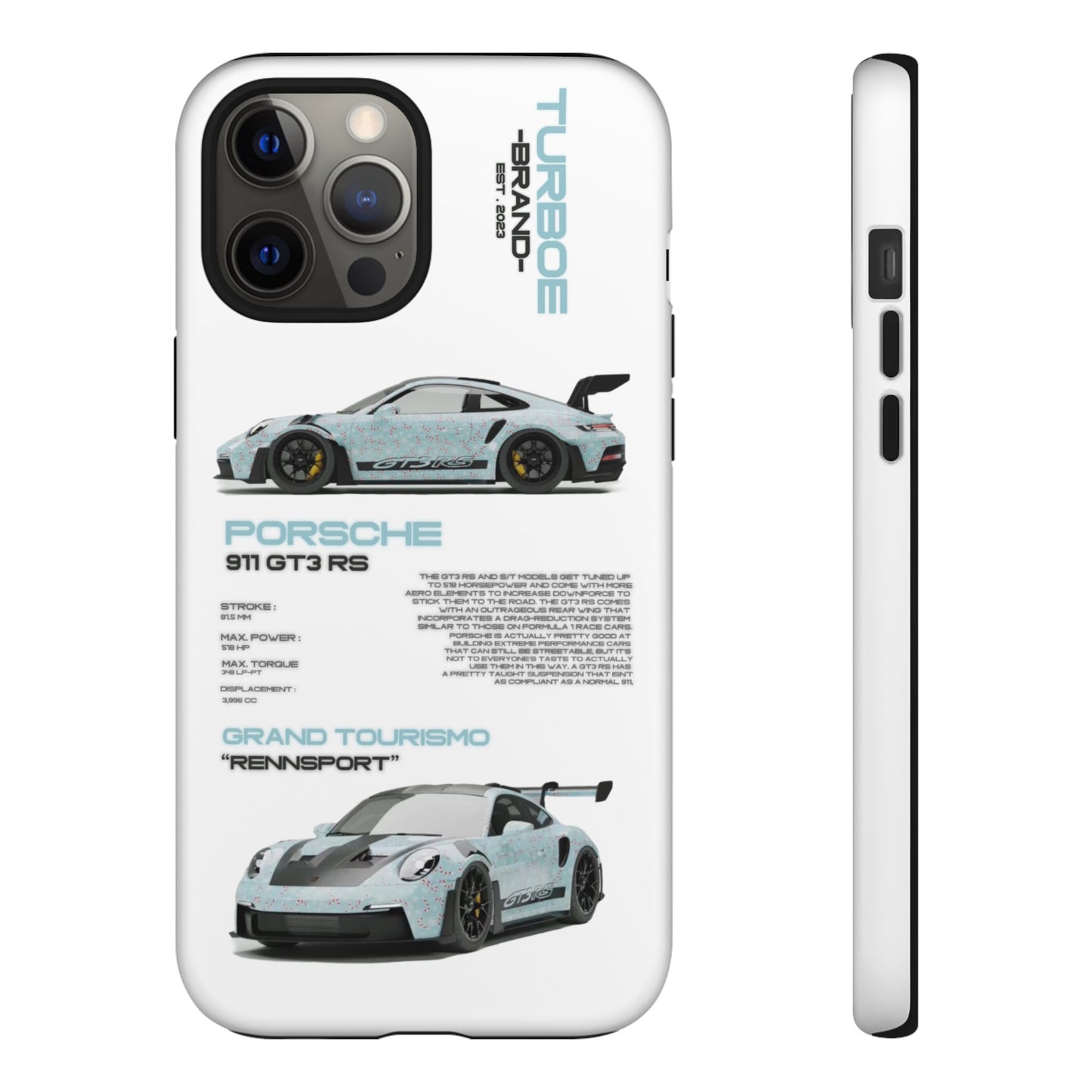 TURBOE PORSCHE GT3 RS PHONE CASES