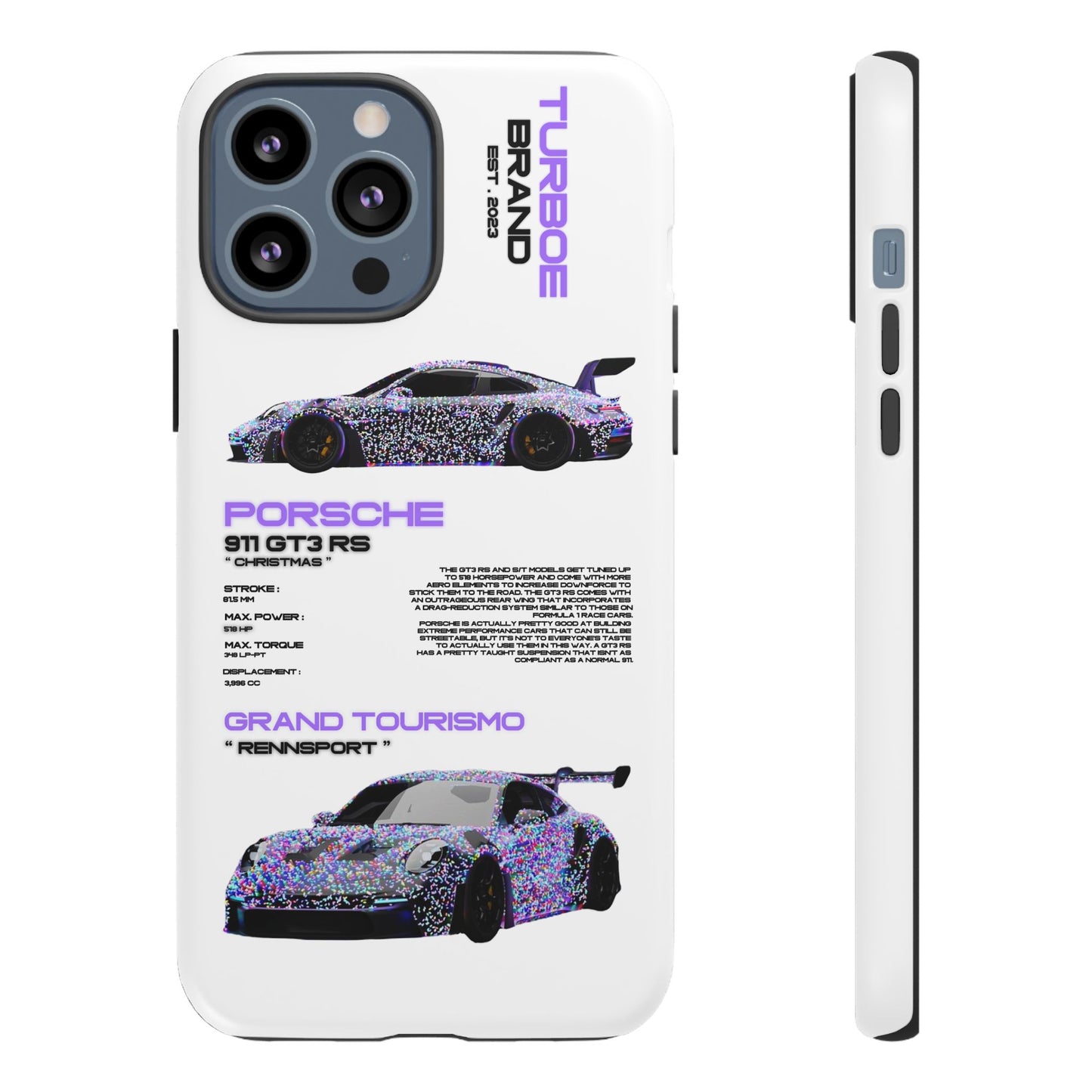 CHRISTMAS PORSCHE GT3 RS PHONE CASES
