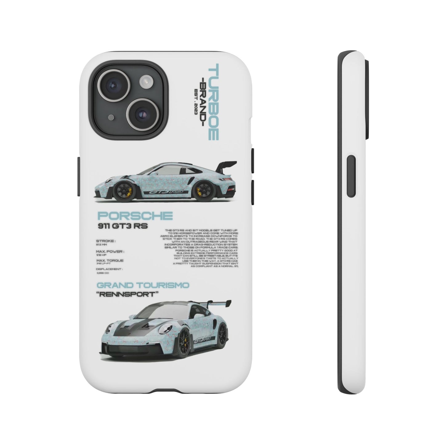 TURBOE PORSCHE GT3 RS PHONE CASES